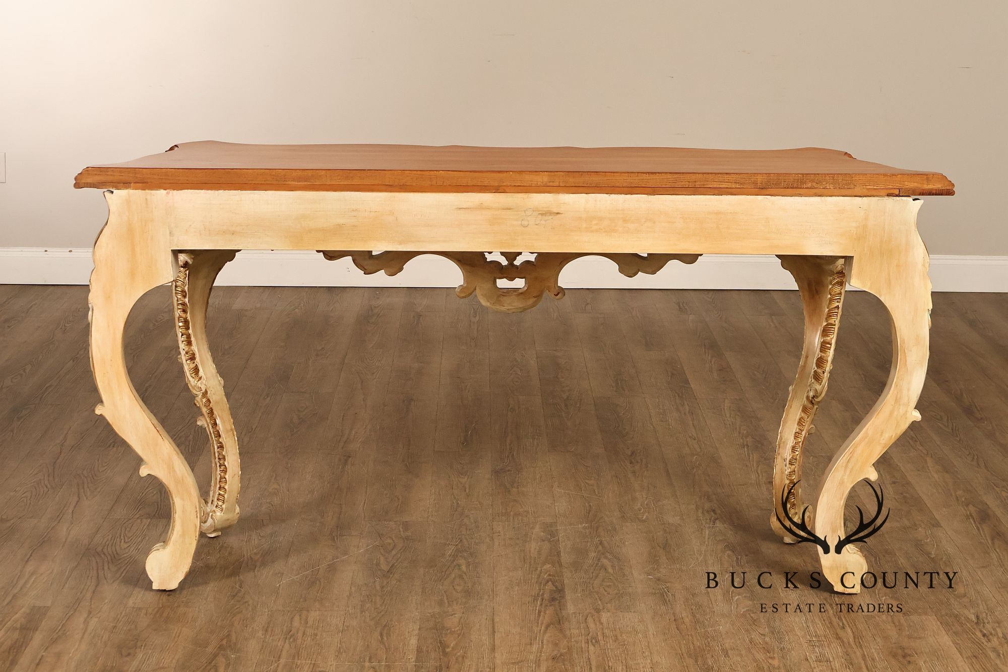 Louis XV Style Rococo Carved Console Table