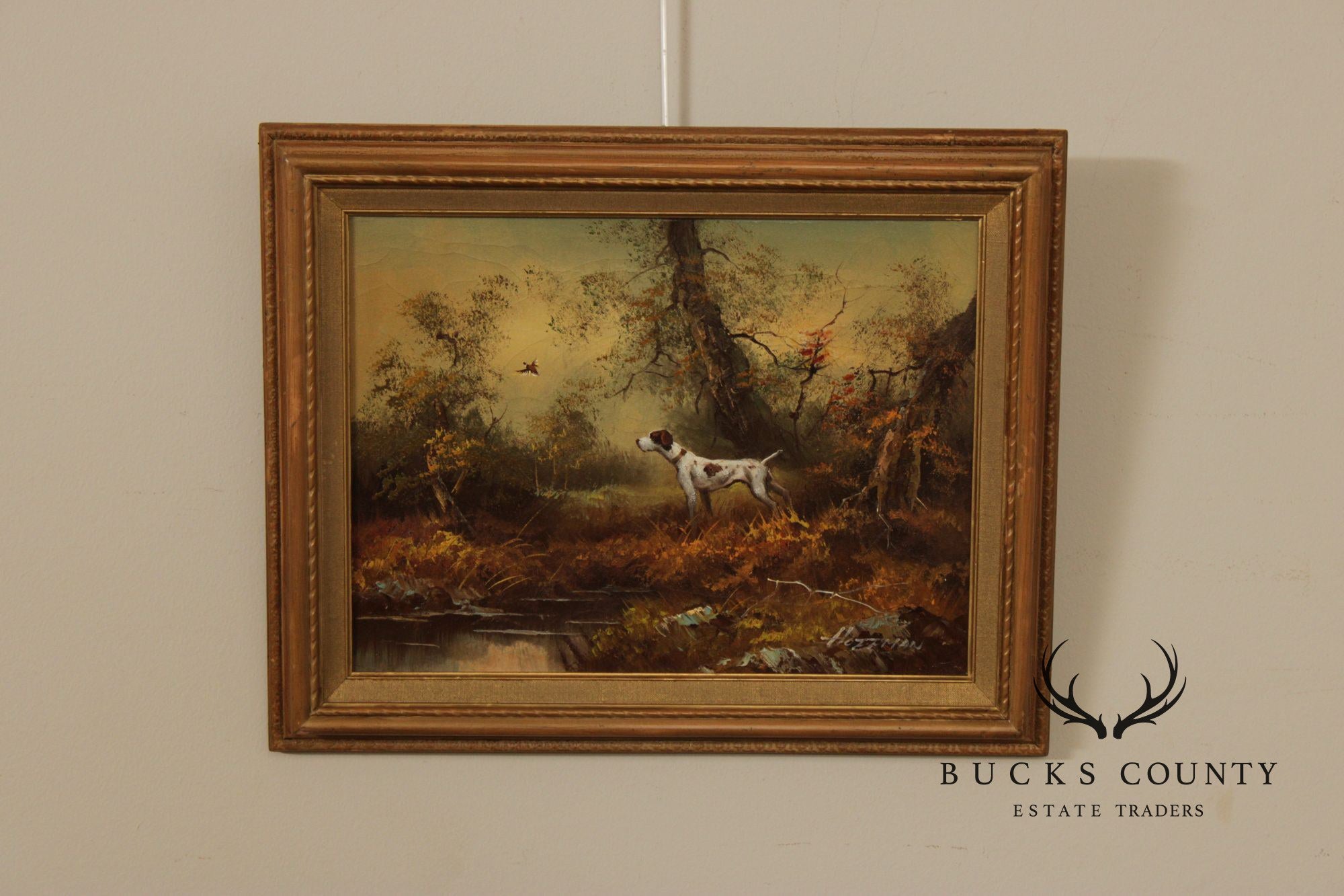 Hoffman English Traditional Oil Painting, Pheasant Hunt