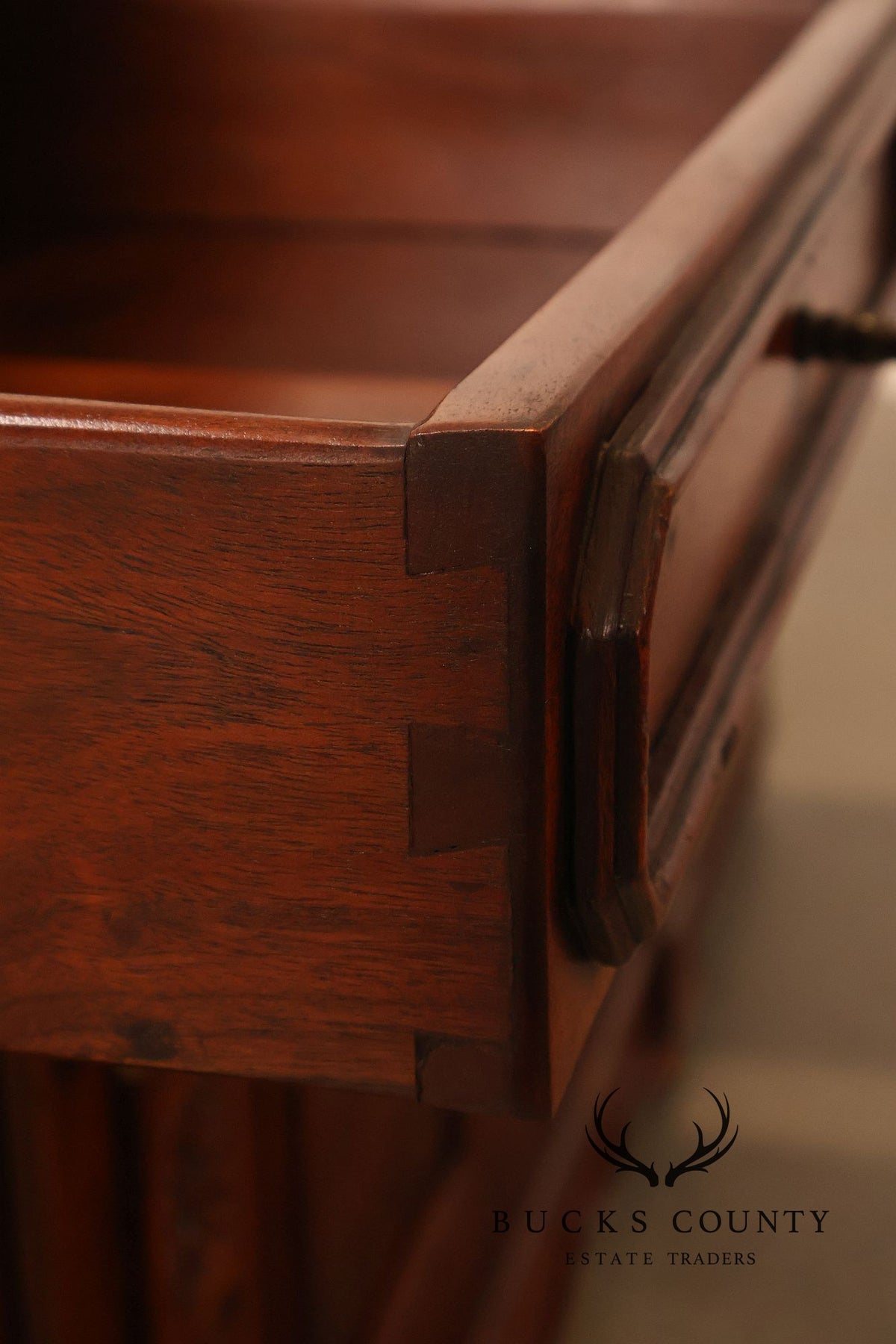 French Country Distressed Four-Door Buffet Sideboard