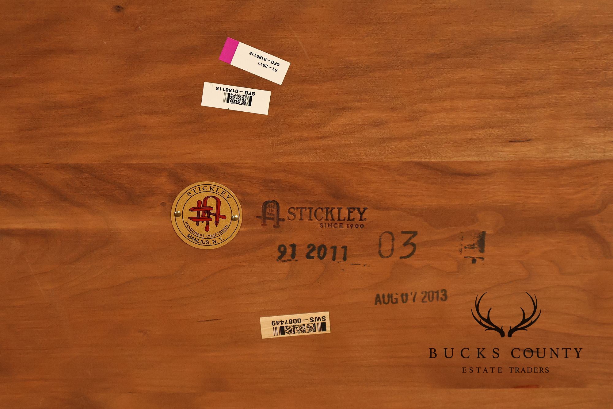 Stickley 21st Century Collection Large Square Cherry Coffee Table