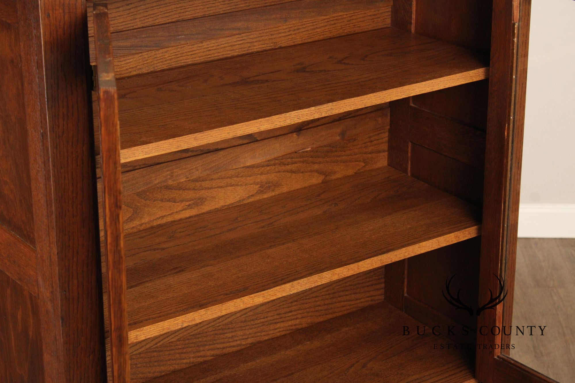 Vintage Oak Kitchen Flatwall Cabinet