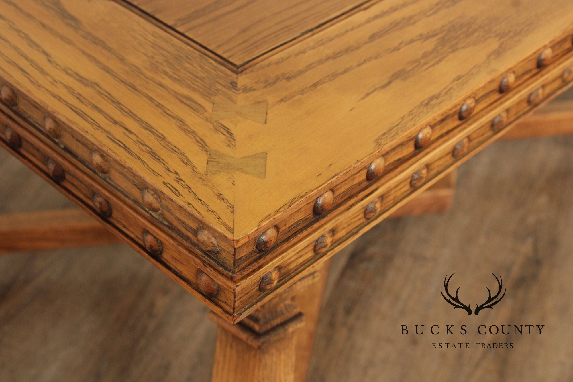 Romweber Viking Oak Draw-Leaf Dining Table