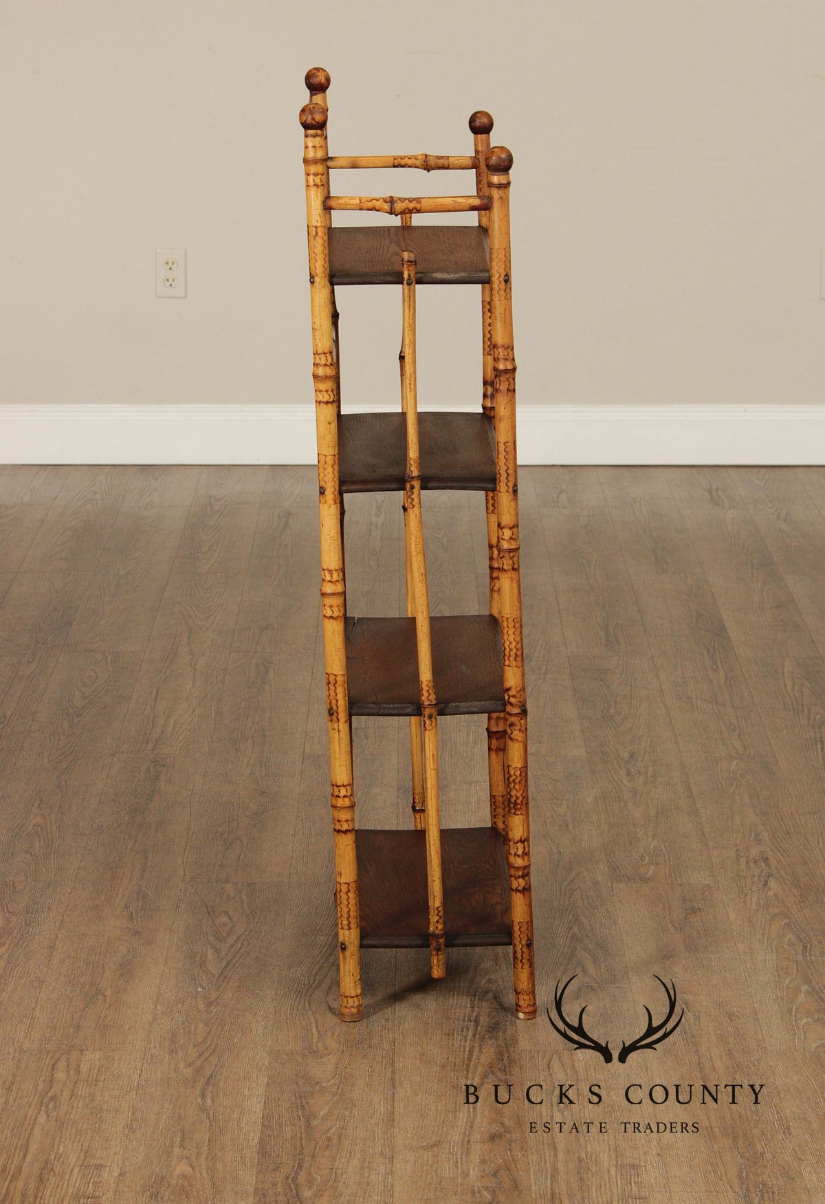 Antique Aesthetic Movement Bamboo Etagere