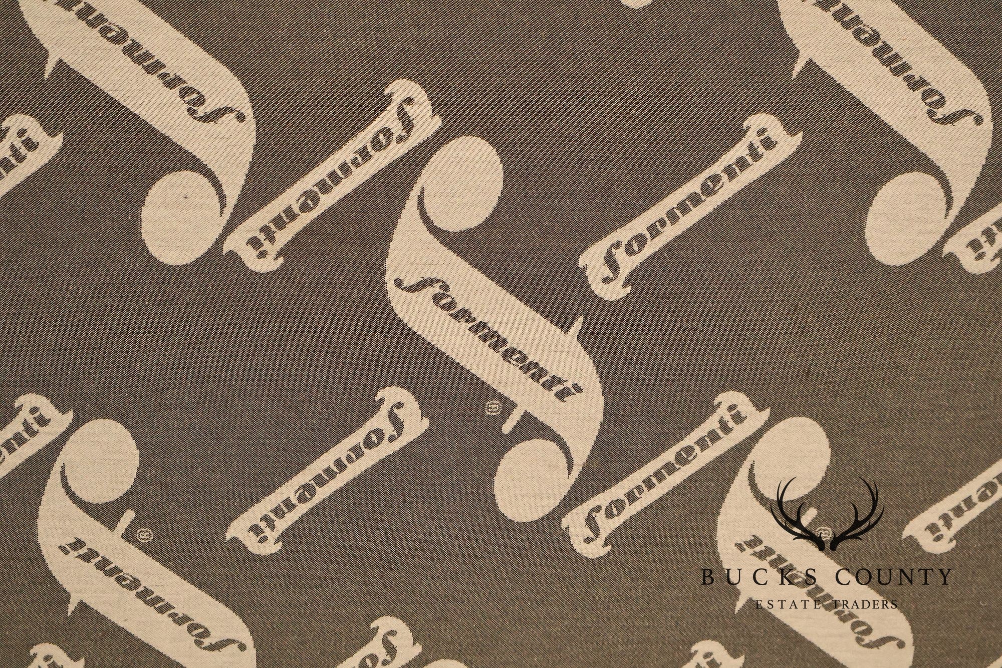 Formenti Pair of Italian Leather Lounge Chairs