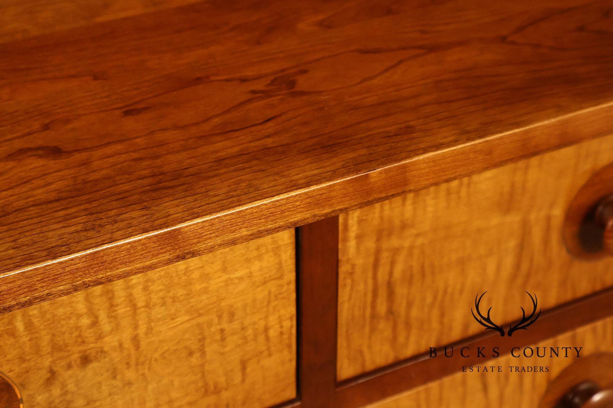 Stickley Mission Collection Harvey Ellis Cherry and Maple Tall Chest