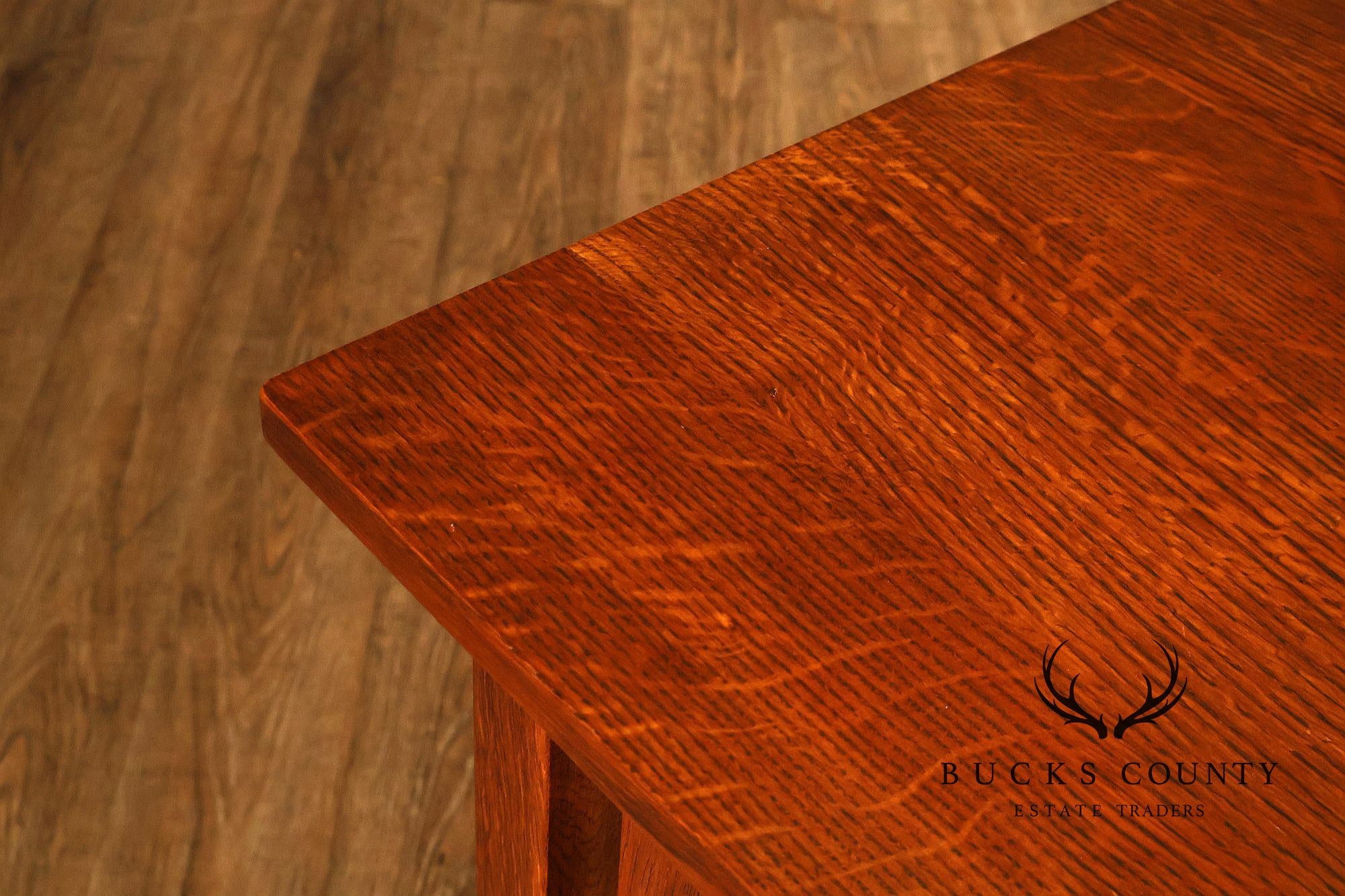 Stickley Mission Collection Slatted Oak Book Table