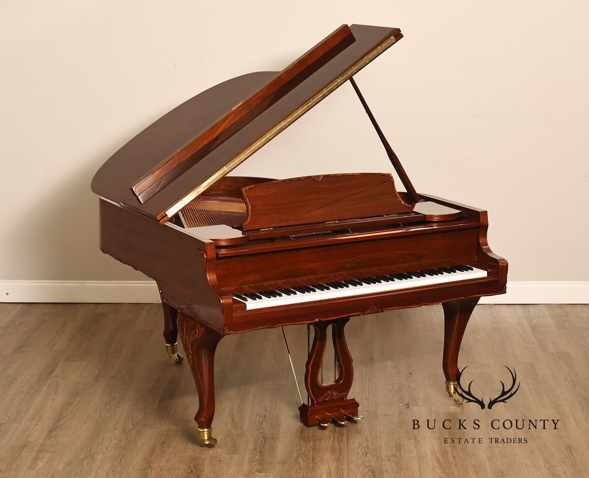 Otto Altenburg Rosewood Baby Grand Piano With Matching Duet Bench