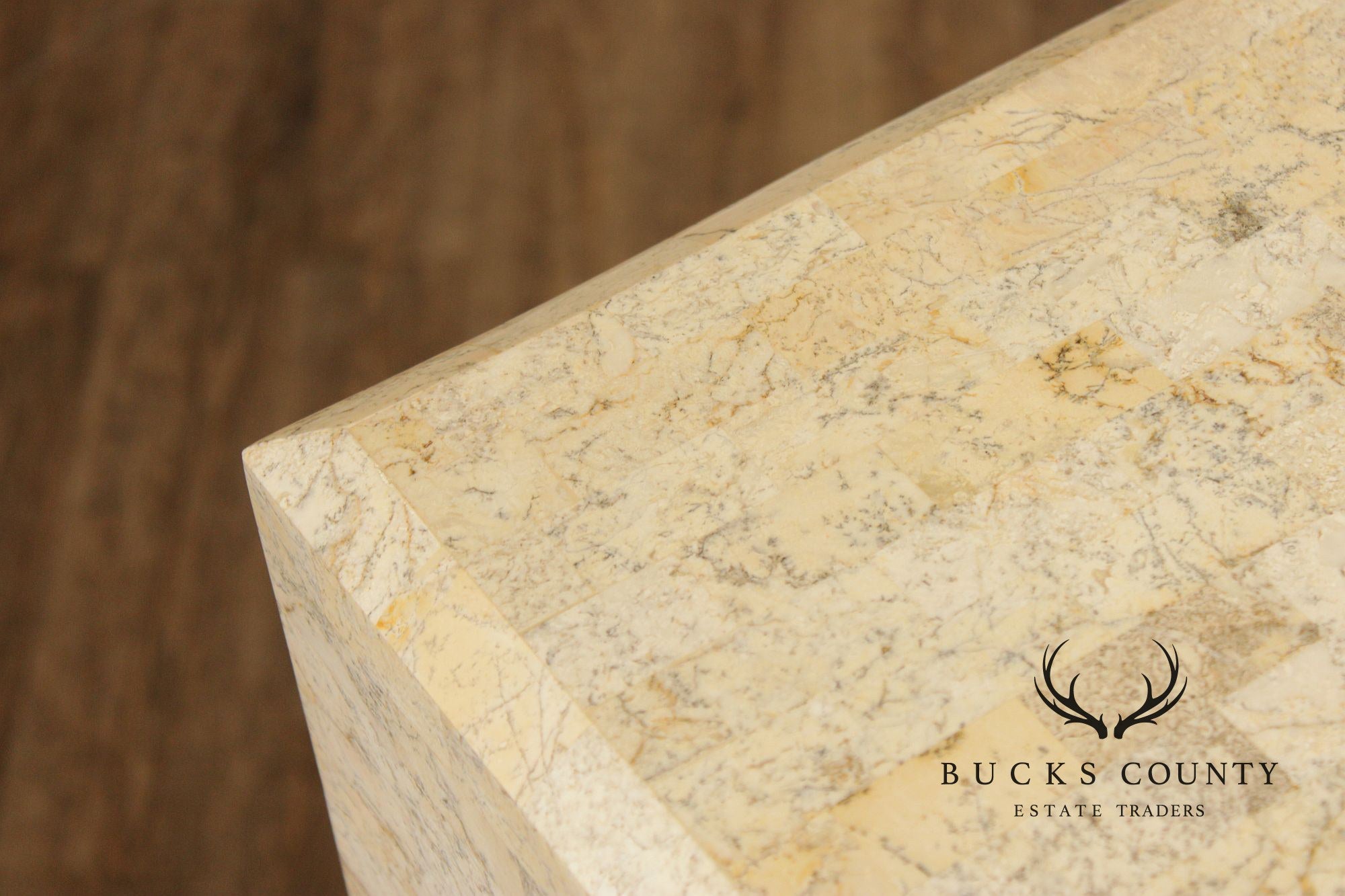 Maitland Smith Tessellated Marble Tall Chest