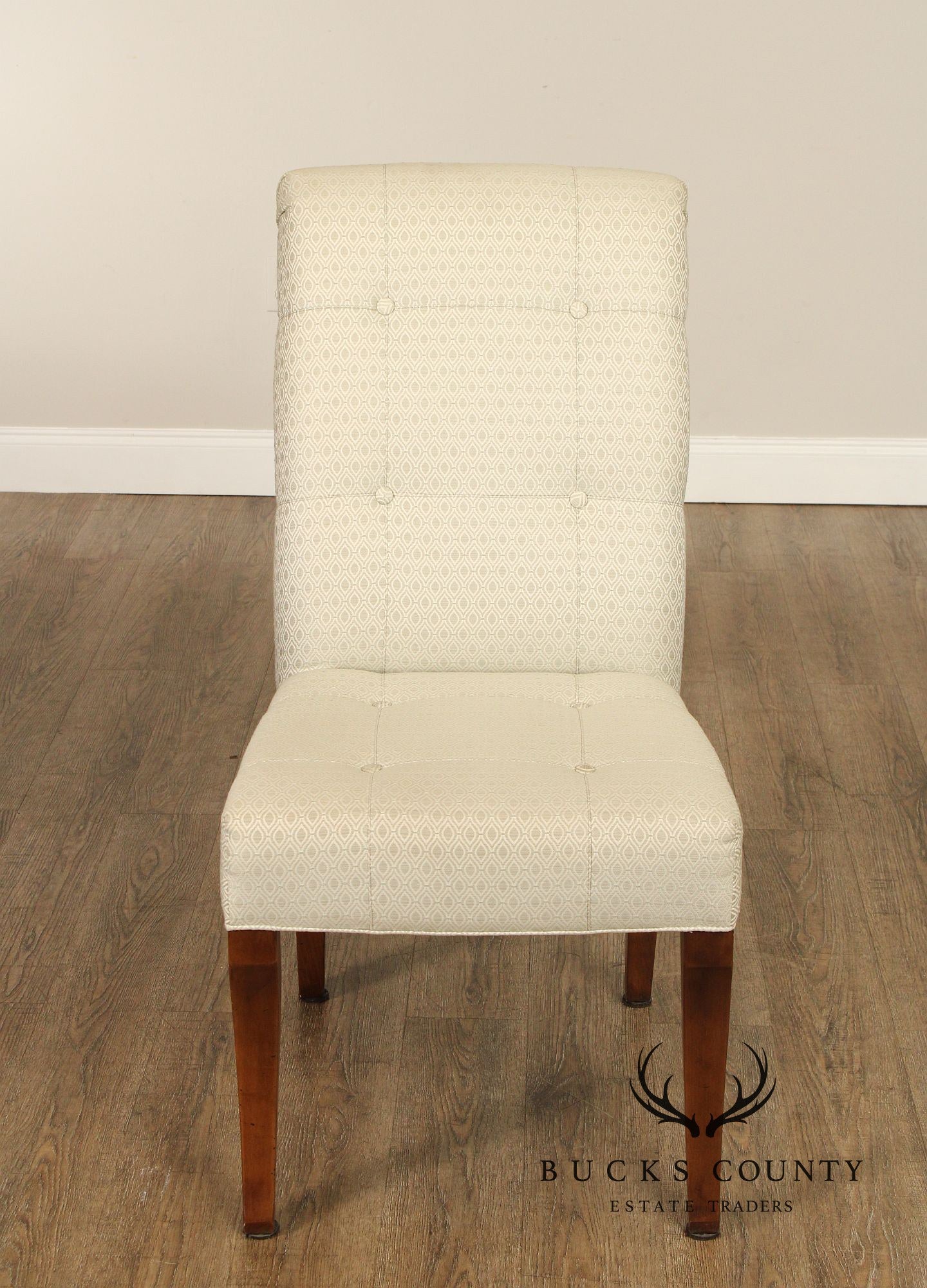 Ethan Allen Button-Tufted Slipper Chair