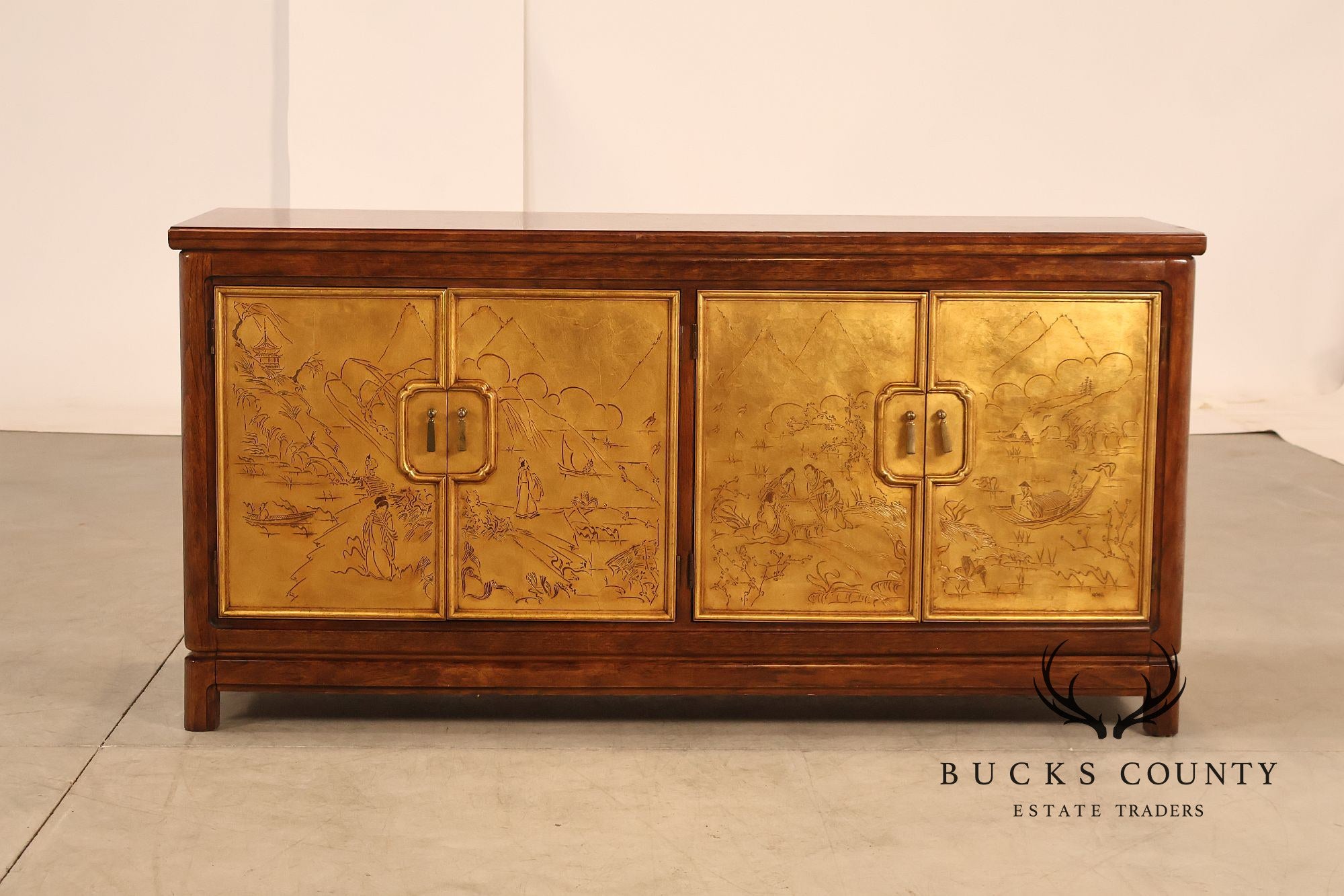 Thomasville Vintage Mystique Asian Inspired Credenza Sideboard