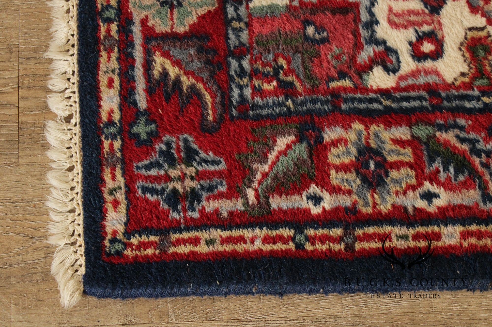 Persian Heriz Style Wool Area Rug 5'x3'