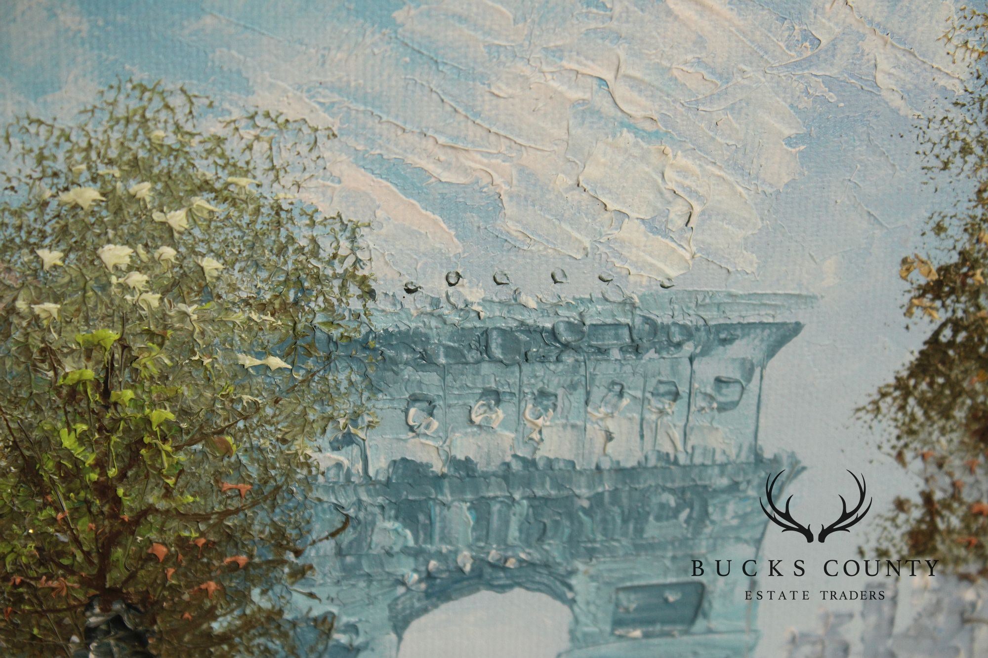 Caroline Burnett Impressionist Painting, Arc De Triomphe