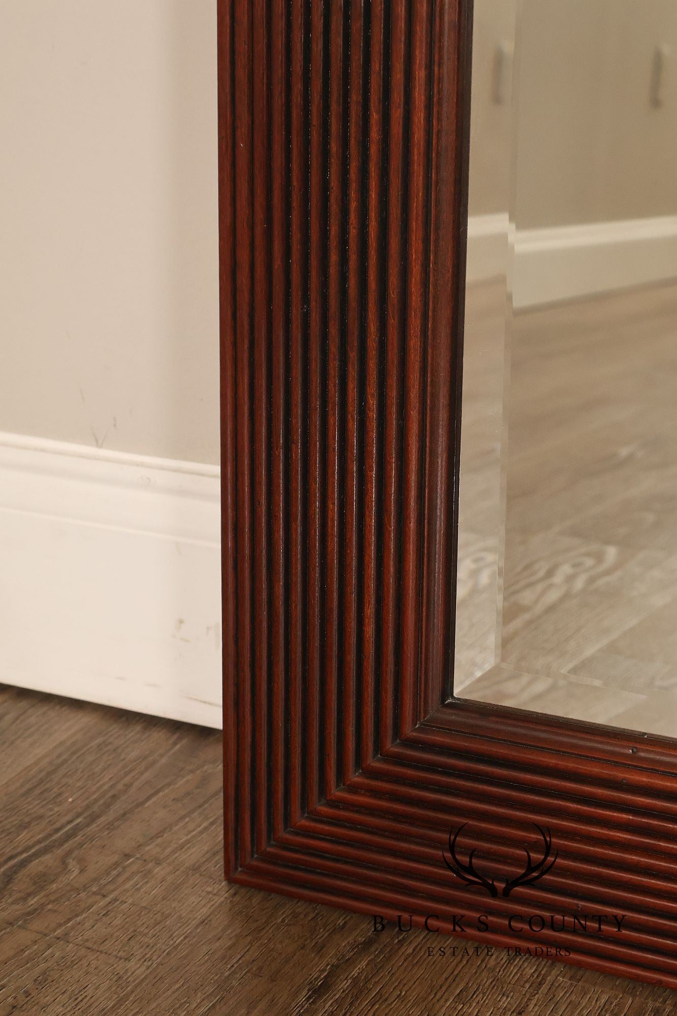 Ethan Allen 'British Classics' Reeded Frame Wall Mirror