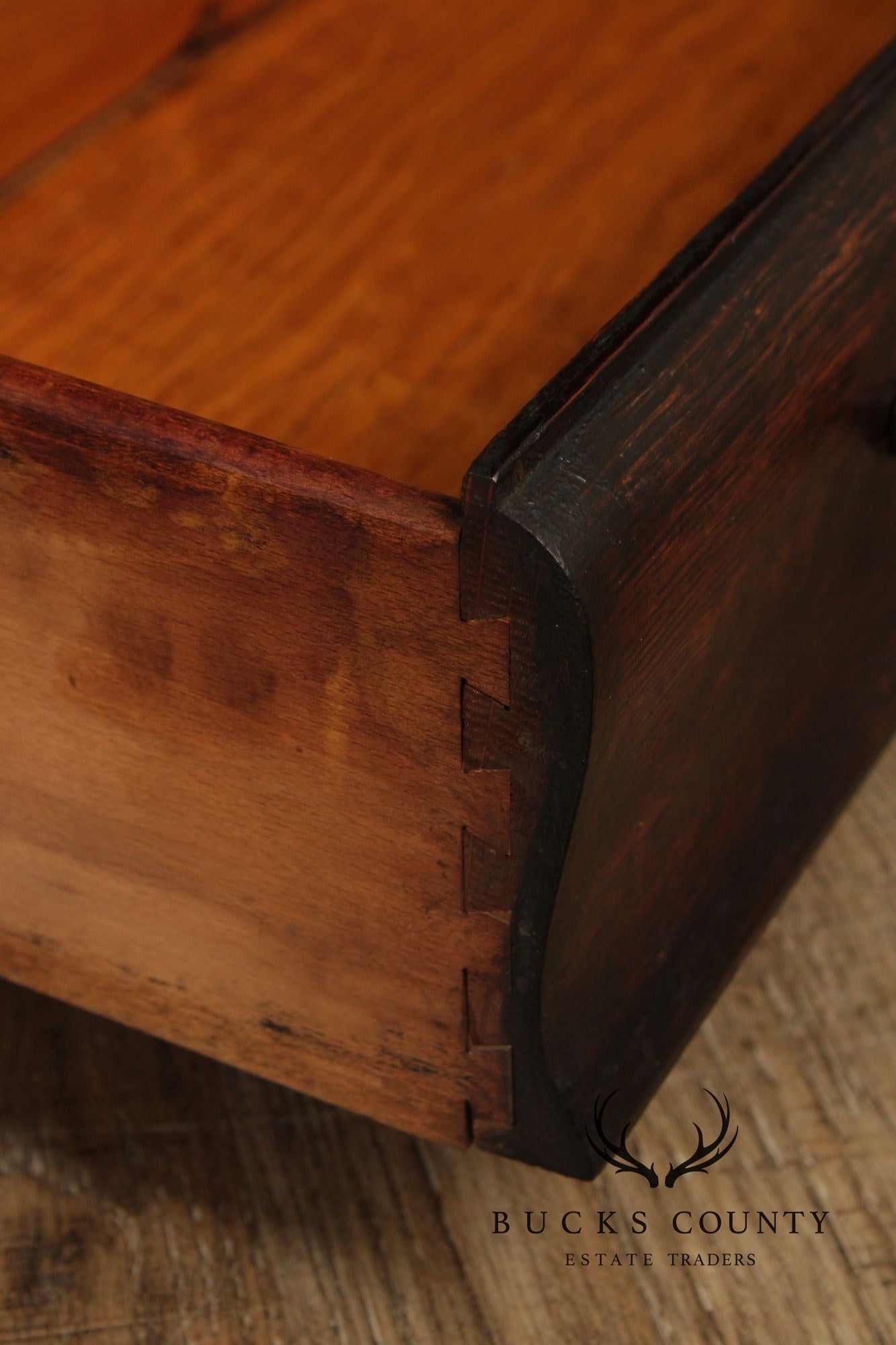 Macey Antique Oak Four-Stack Barrister Bookcase