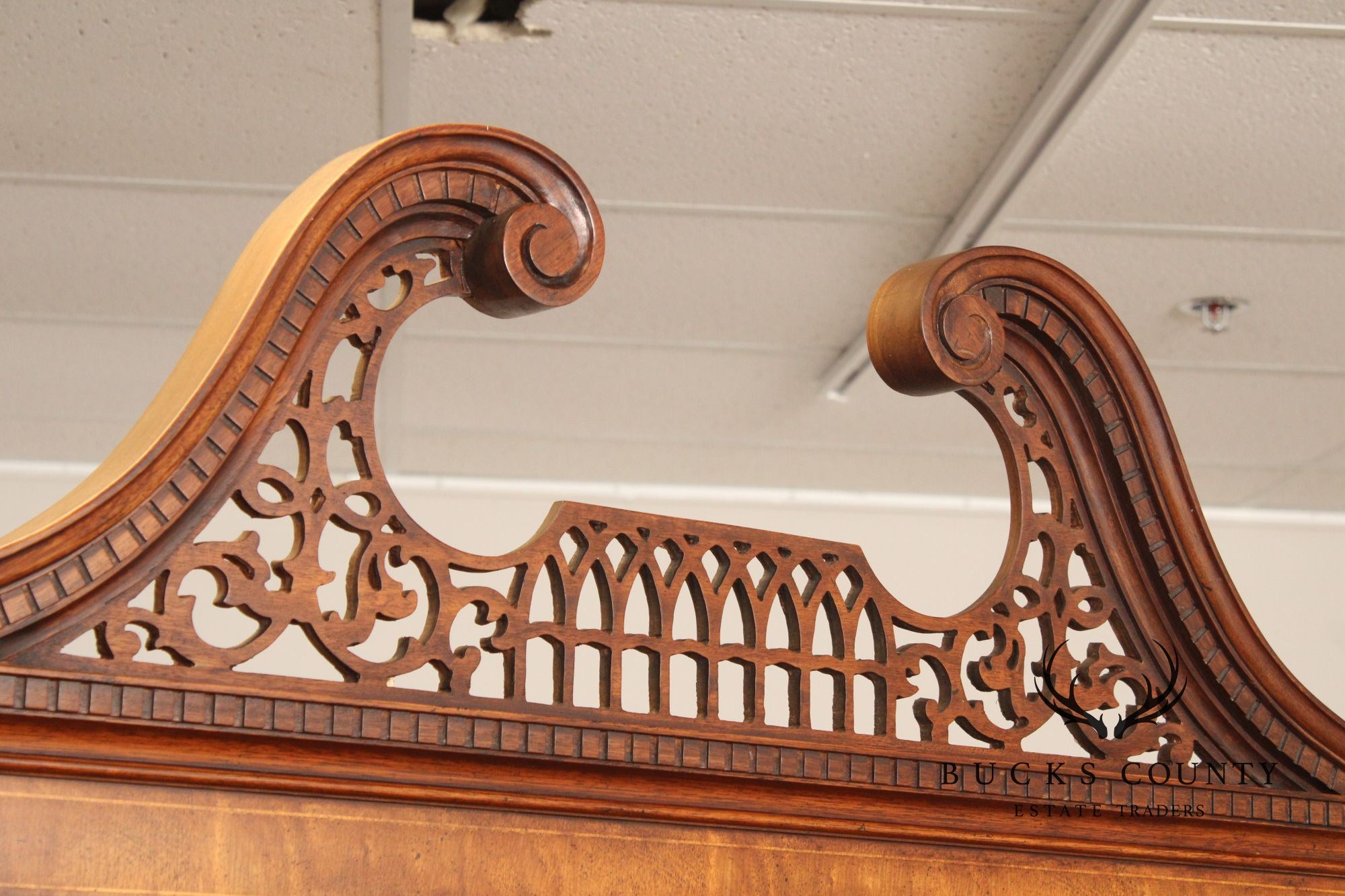 Baker Collector's Edition Vintage Mahogany Secretary Bookcase