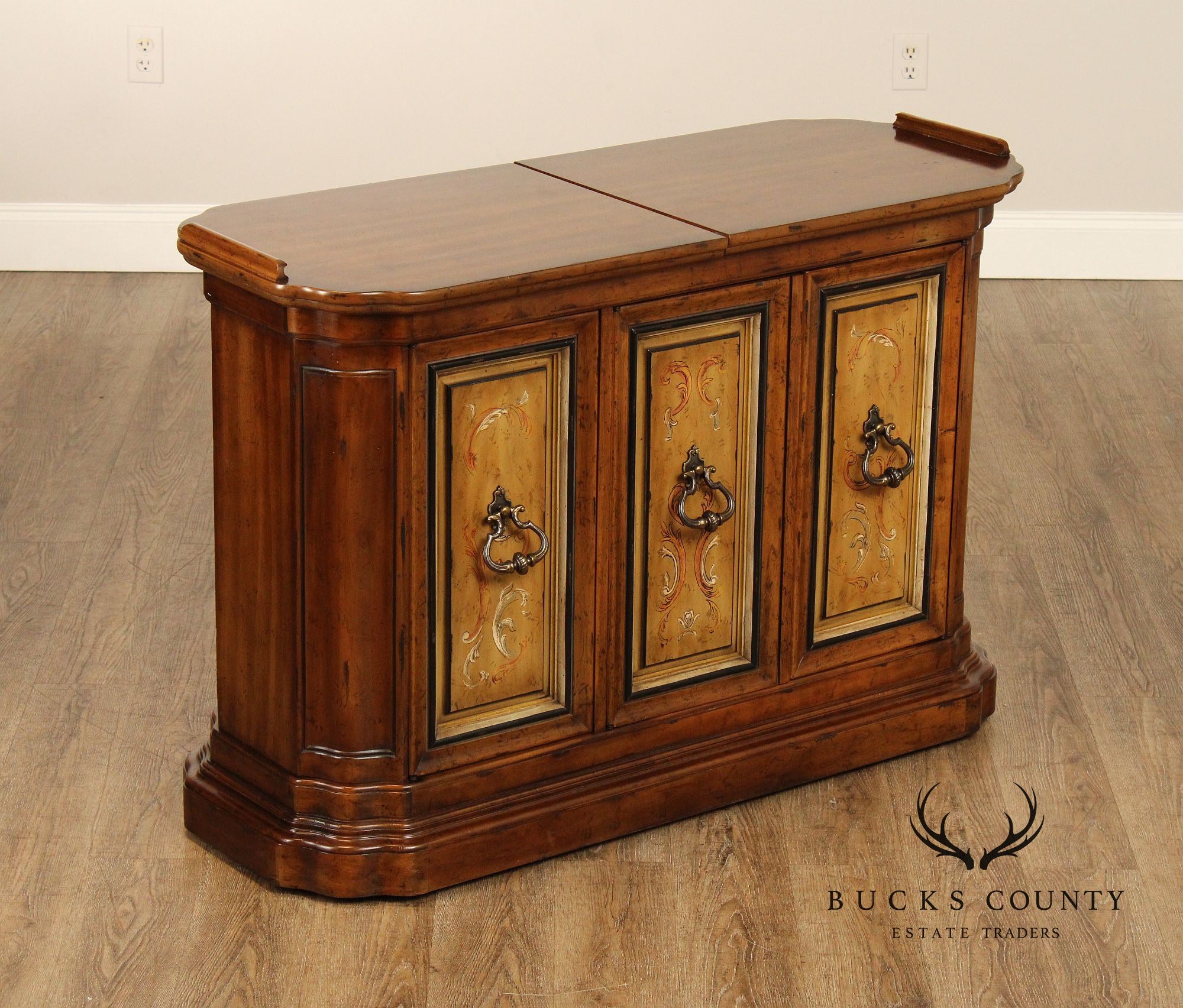 Heritage 'Grand Tour' Walnut Slide Top Server