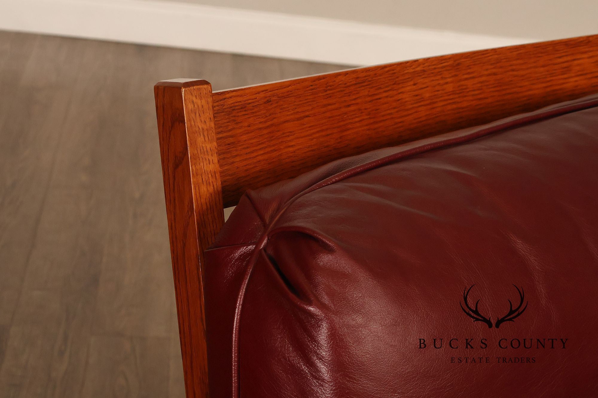 Bassett Furniture Mission Style Oak Morris Chair