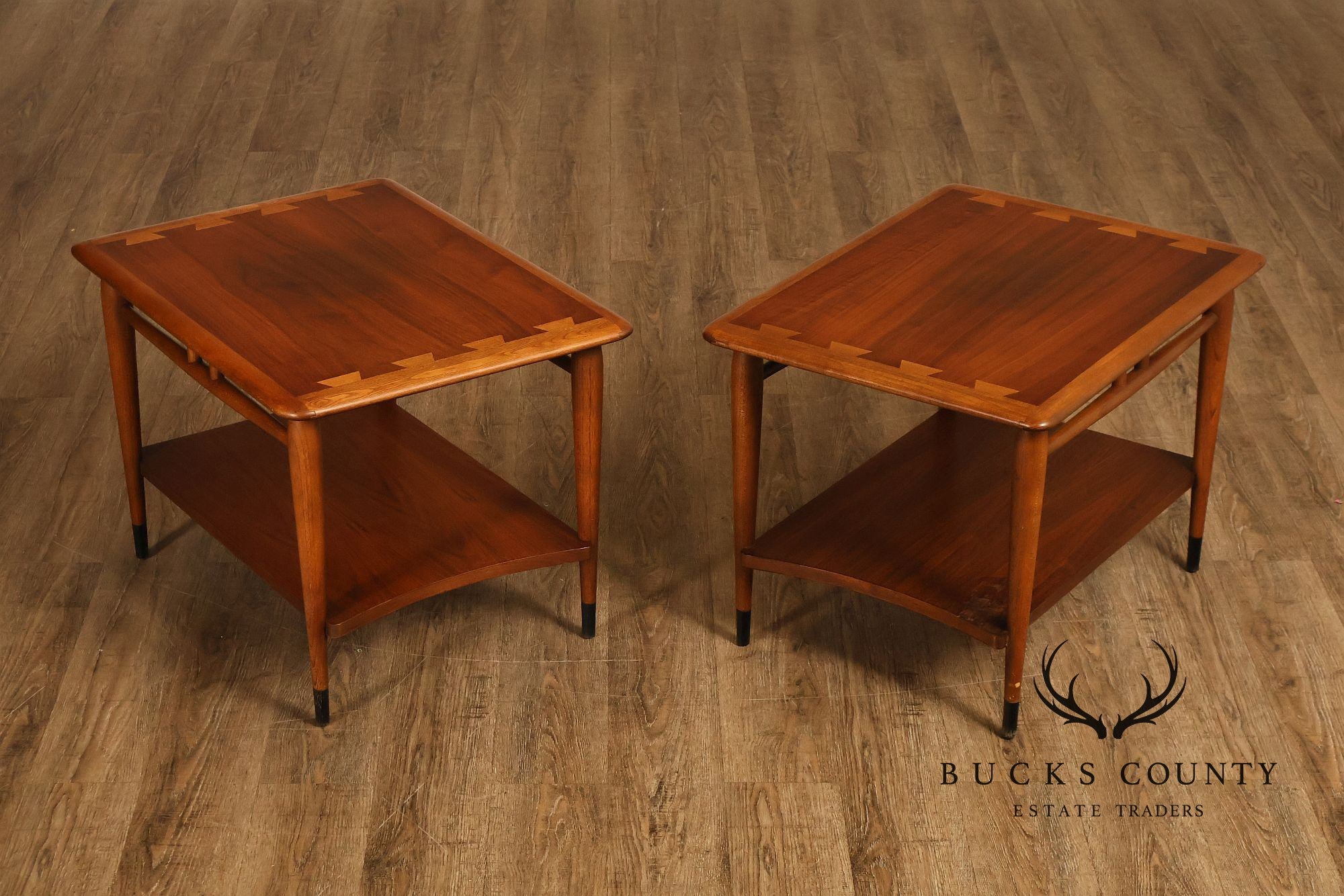 Lane 'Acclaim' Mid Century Modern Pair of End Tables