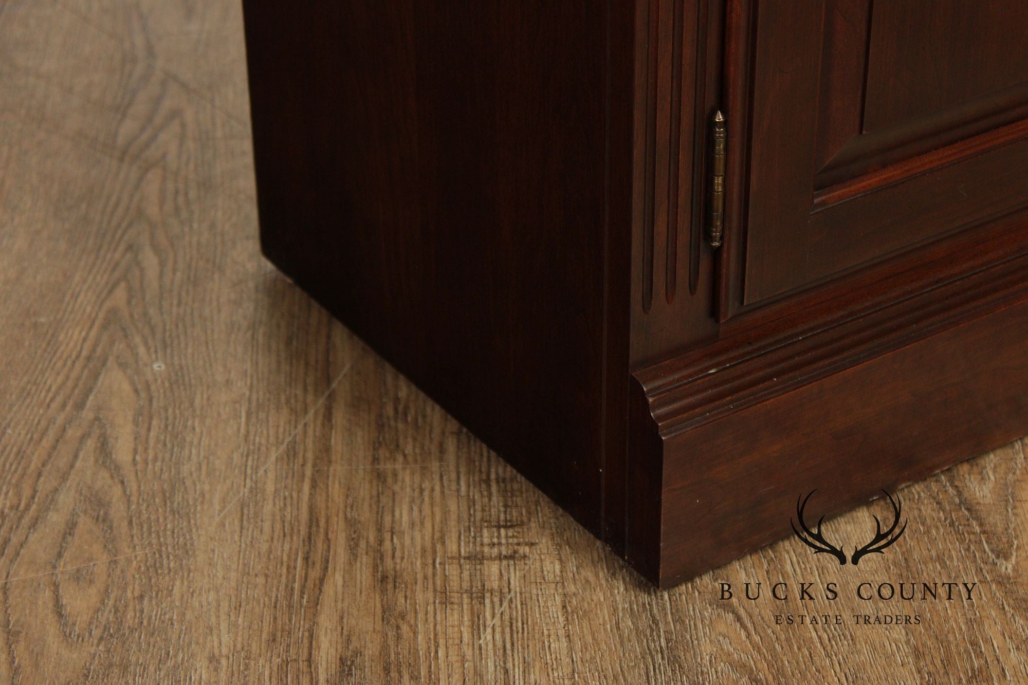 Ethan Allen Georgian Court Pair Of Cherry Tall Bookcases