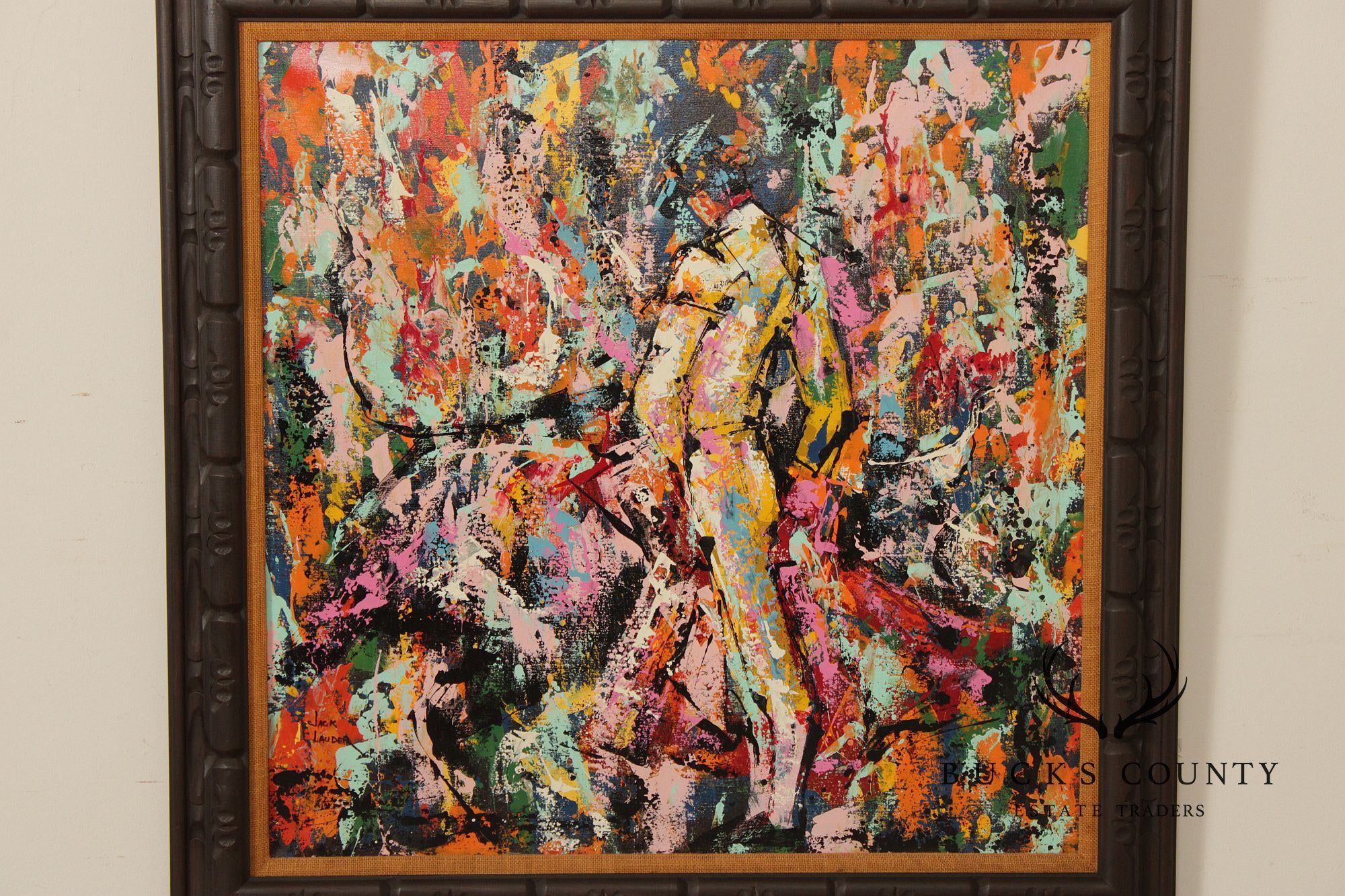 Jack Lauder Abstract Oil Painting, The Matador