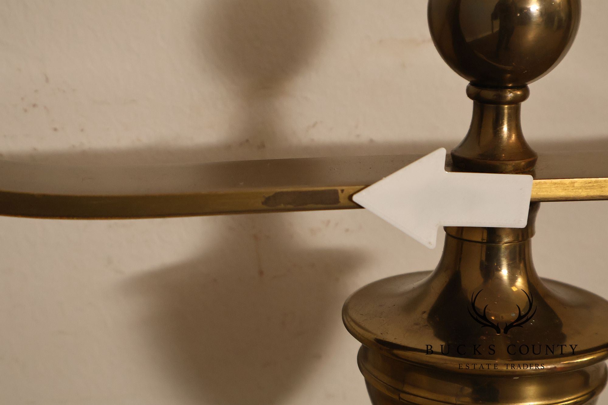 Mastercraft Vintage Brass King Headboard
