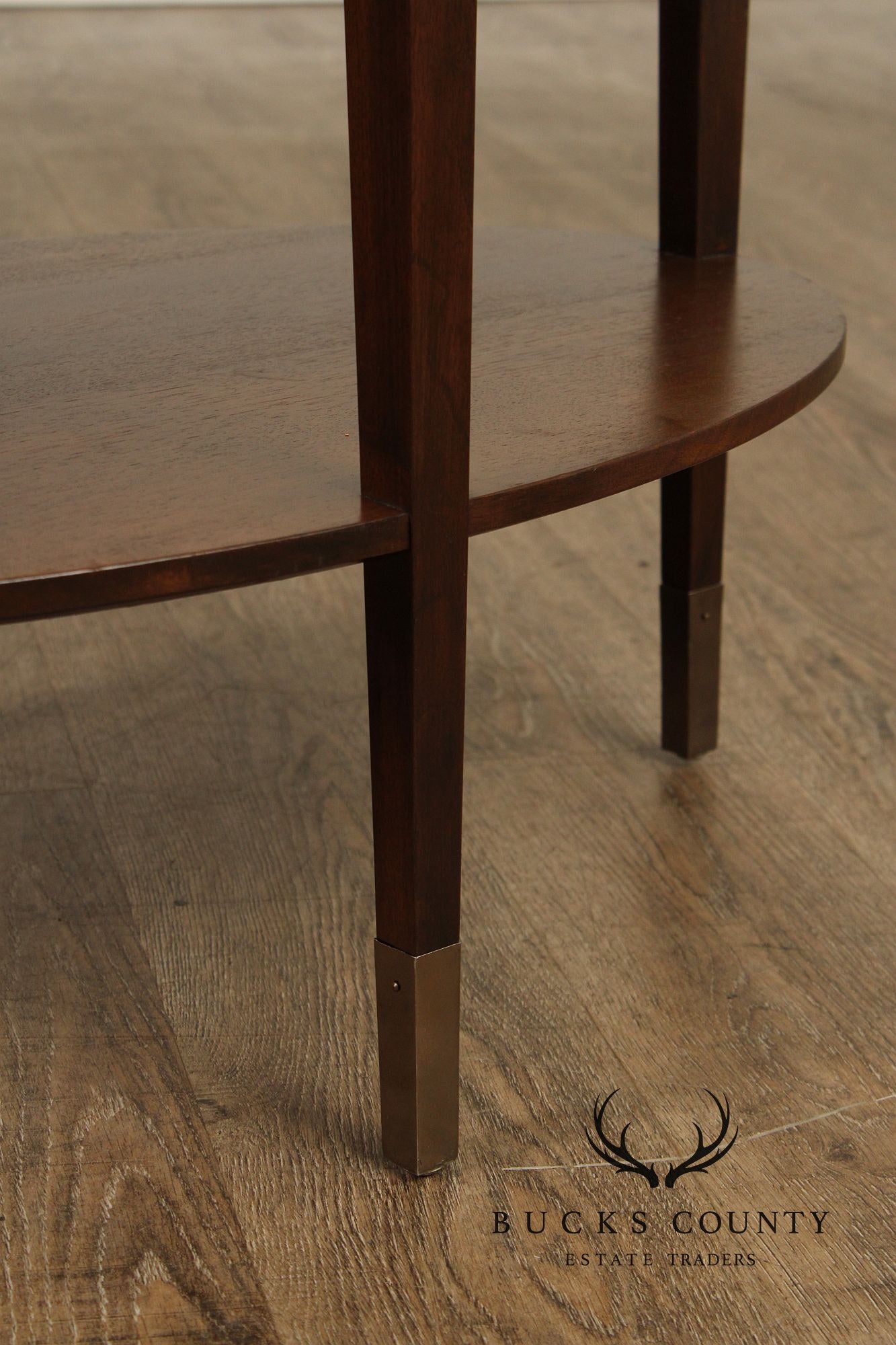 Studio by Stickley 'Brower' Oval Walnut End Table