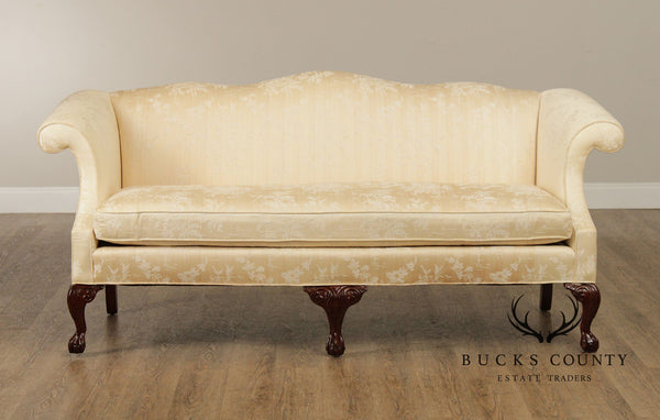 Broyhill Chippendale Style Ball And Claw Foot Sofa