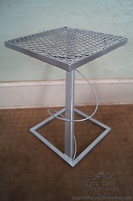 Contemporary Set of 2 Modern Design Expanded Metal Side Tables