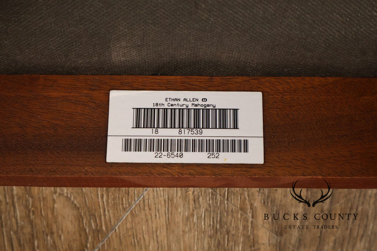 Ethan Allen '18th Century Mahogany' Set of Eight Dining Chairs