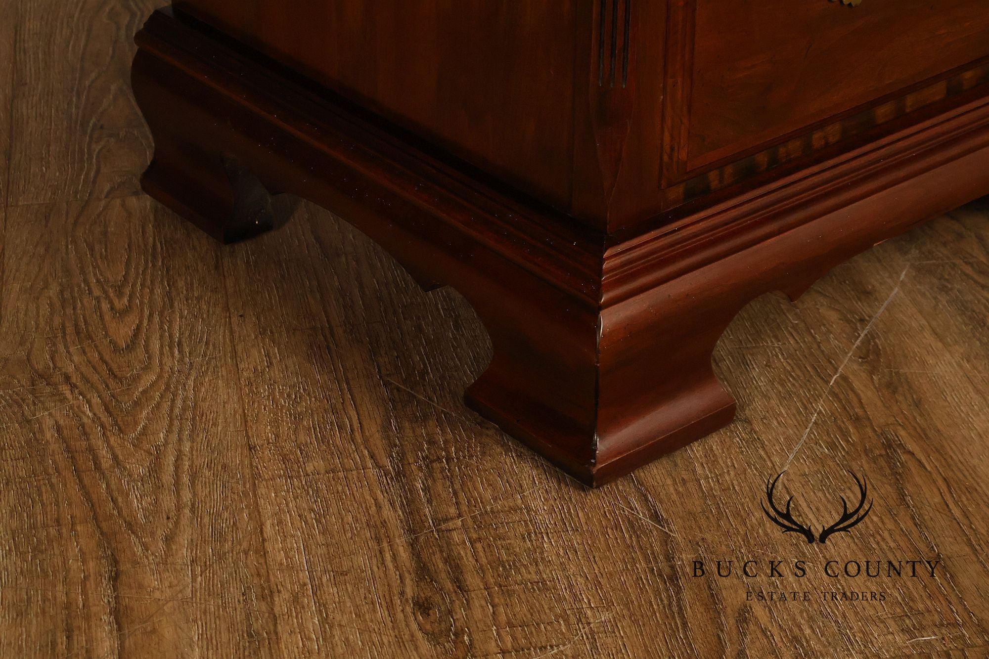 Chippendale Style Cherry Tall Chest of Drawers