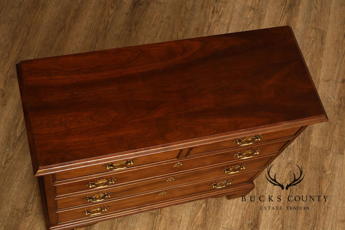 Stickley Chippendale Style Cherry Chest Of Drawers