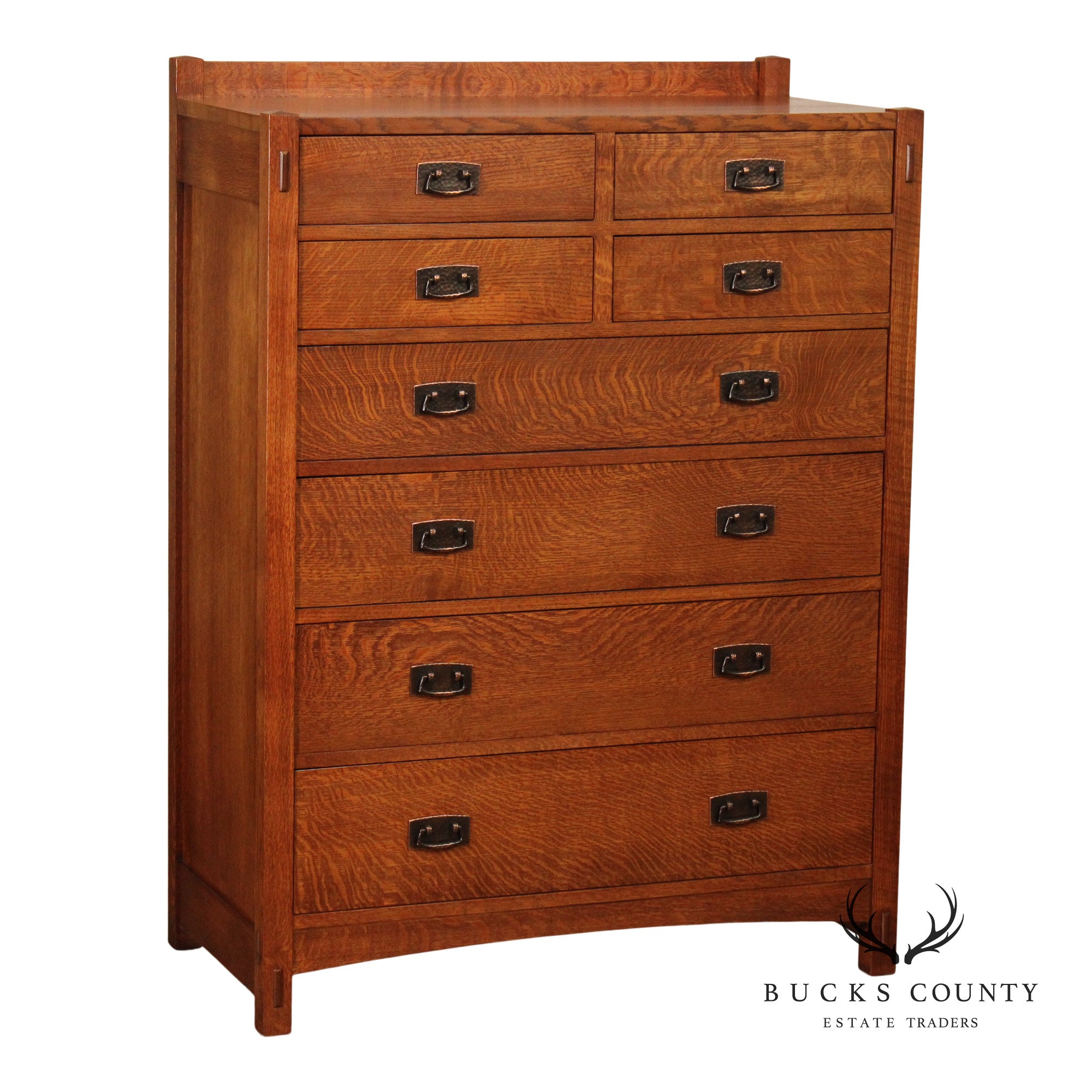 Stickley Mission Collection Oak High Chest