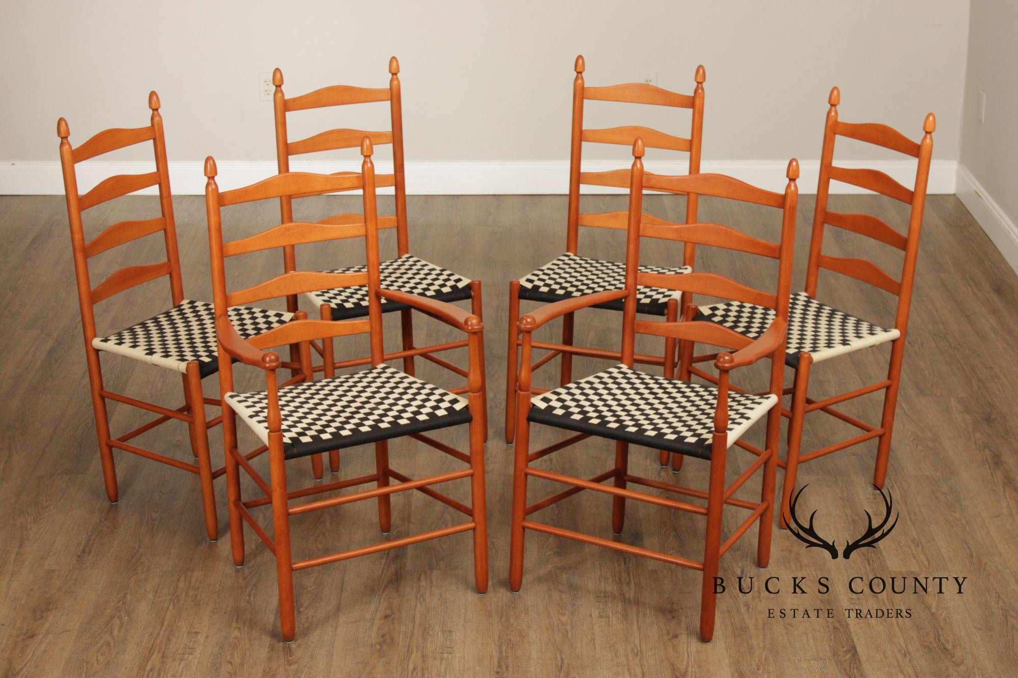 Shaker Workshops Set of Six Maple Dining Chairs