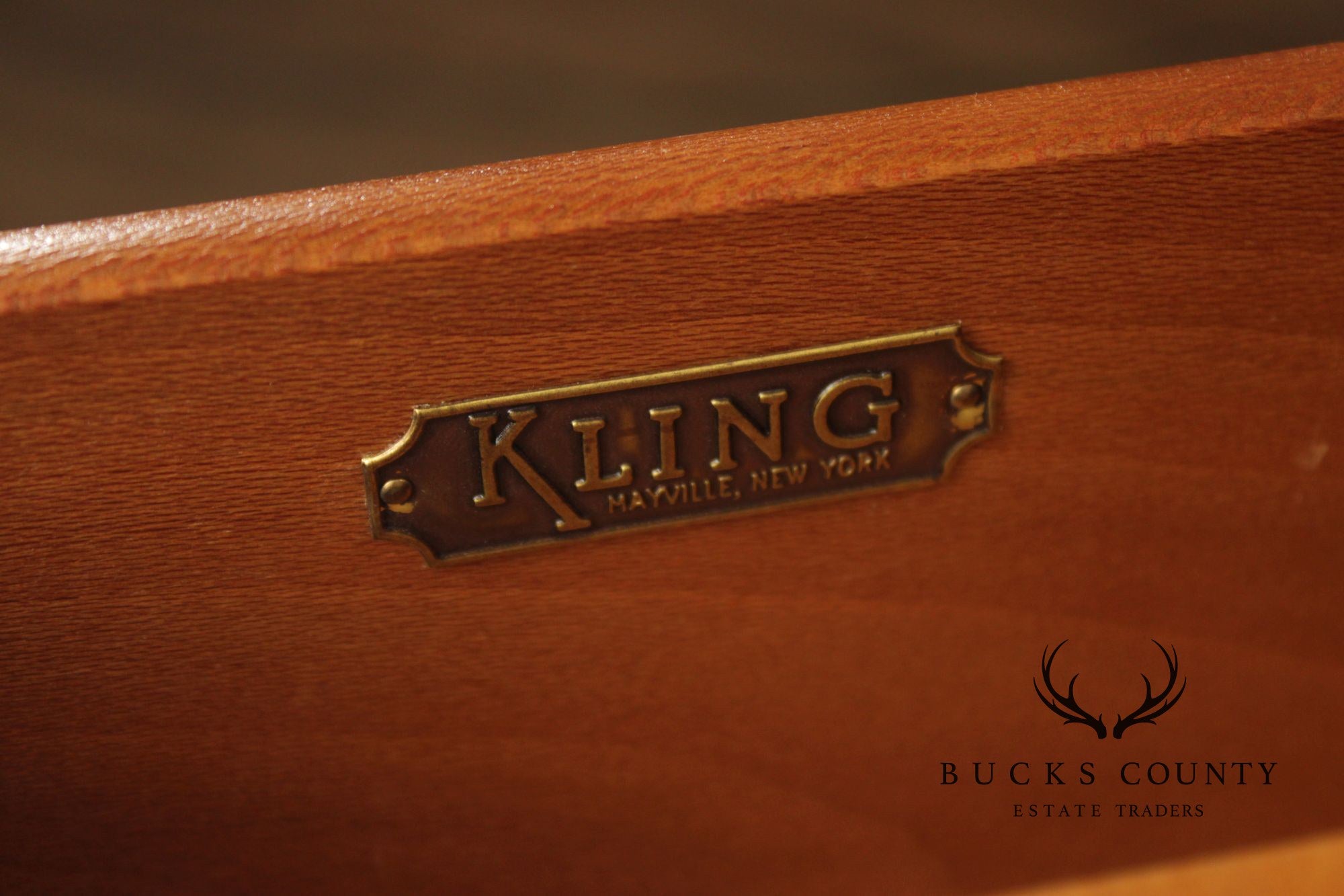 Kling Chippendale Style Cherry Chest on Chest