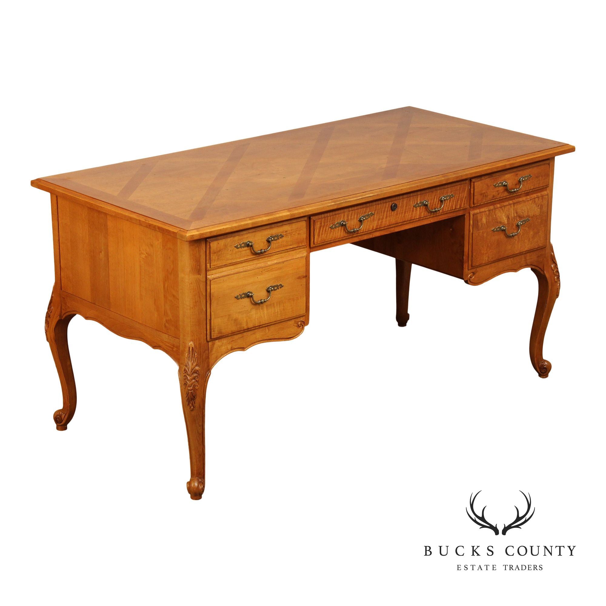 Ethan Allen French Country Maple Writing Desk