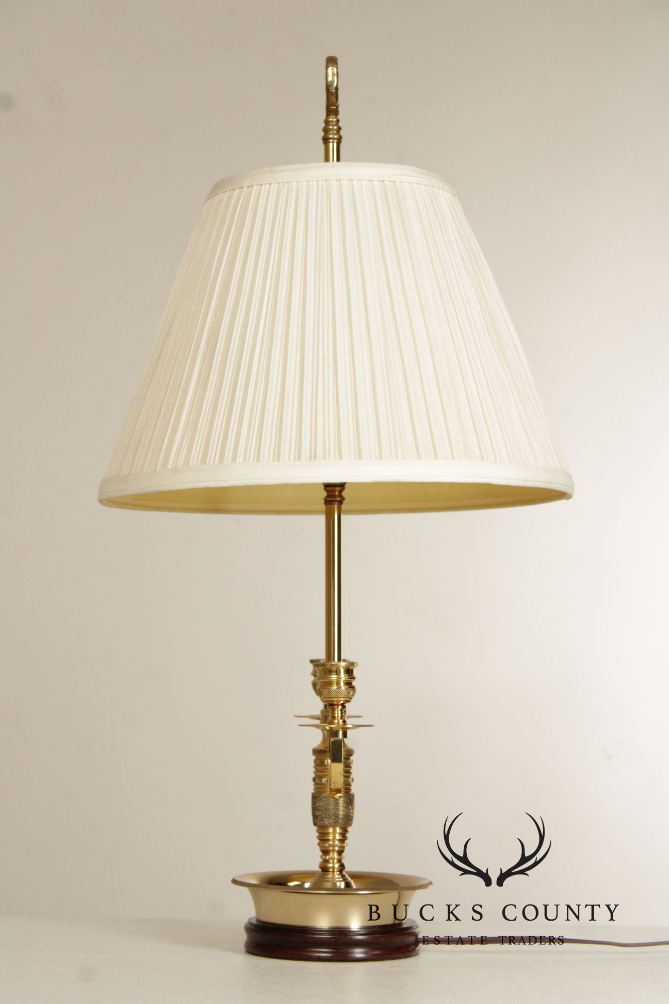 Kaiser Kuhn Brass Bouillotte Table Lamp