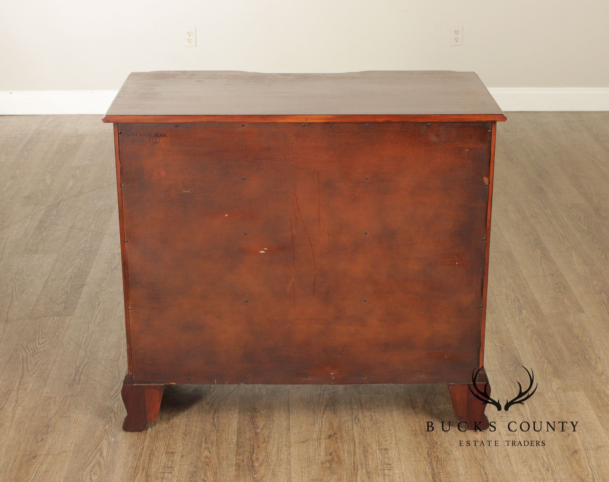 Kindel Chippendale Style Mahogany Blockfront Chest