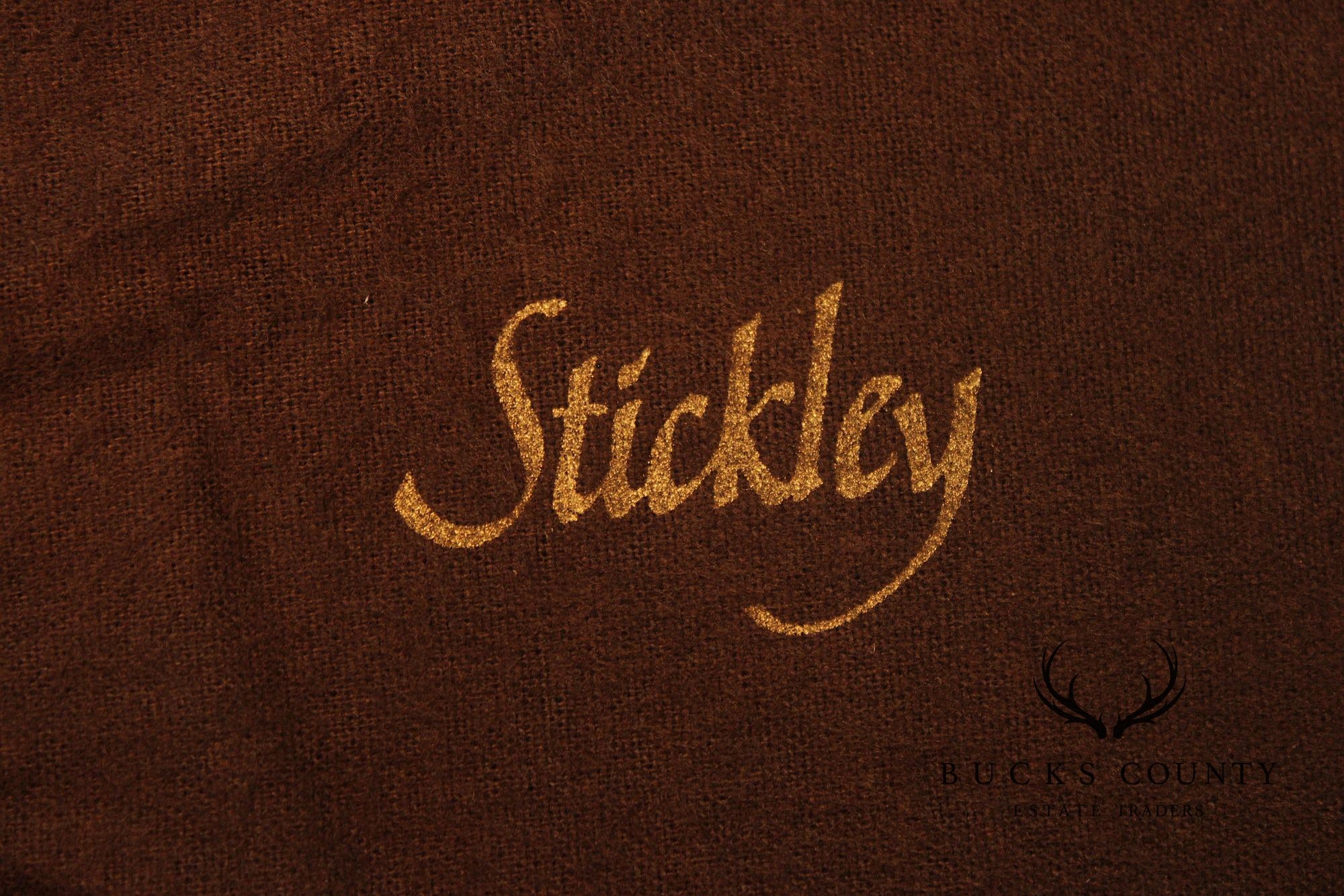 Stickley Mission Collection Oak Two Drawer Console Table With Shelves