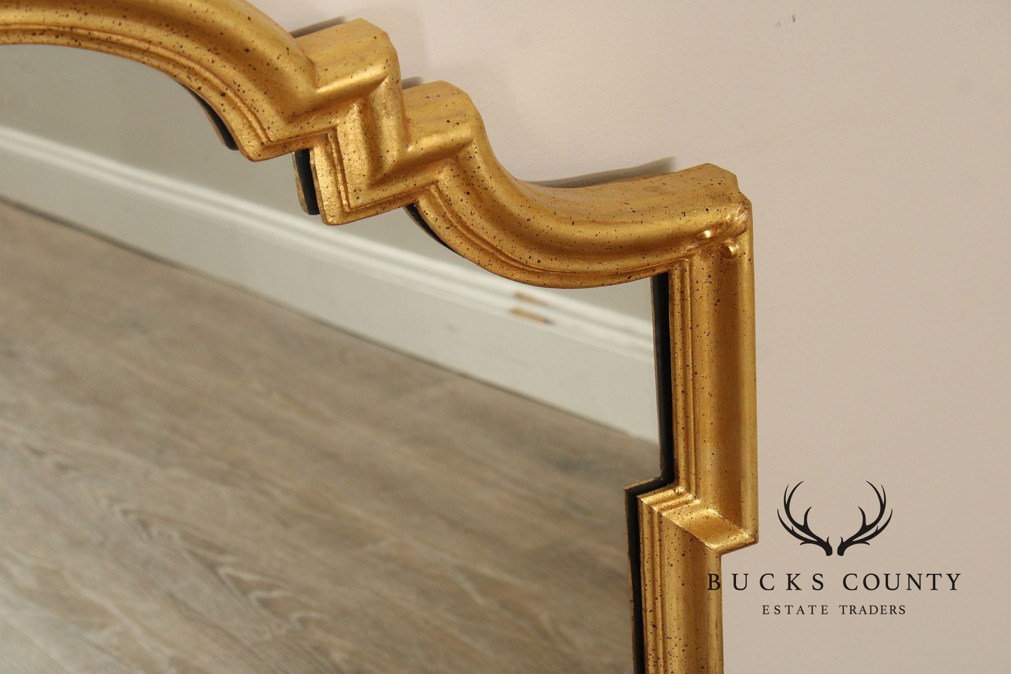 LaBarge Neoclassical Style Giltwood Wall or Mantel Mirror