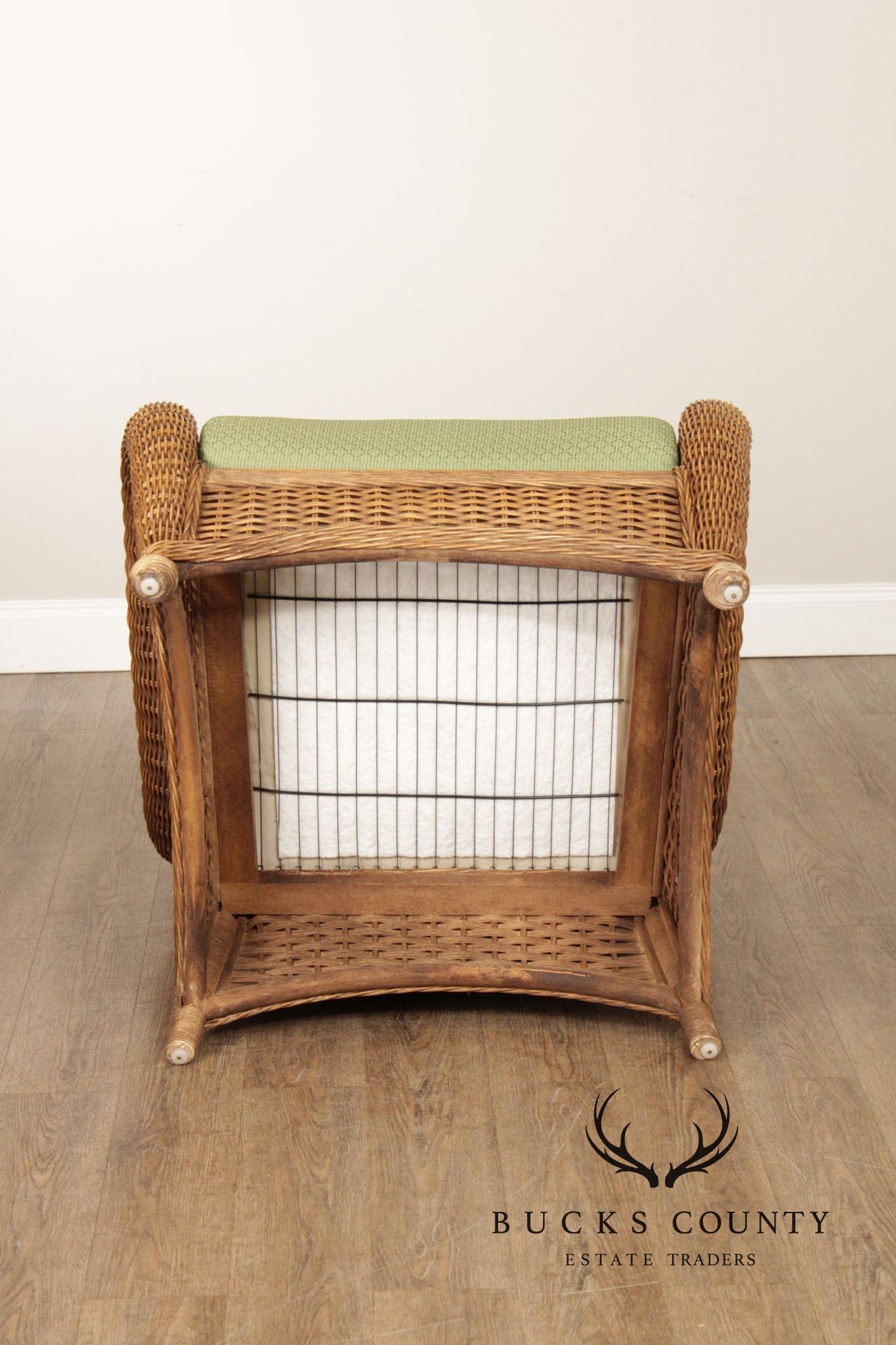 Braxton Culler Pair of Wicker Lounge Chairs
