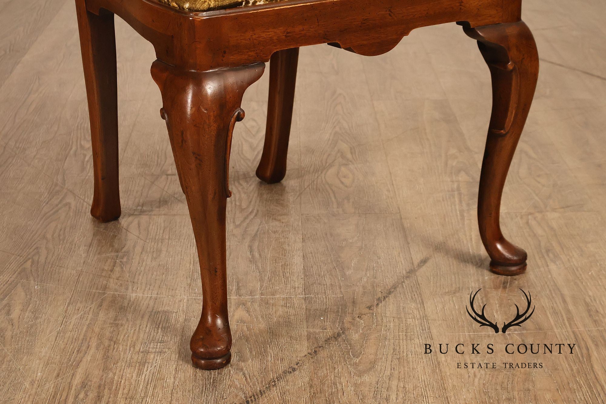 Henredon '18th Century Portfolio' Set Of Six Walnut Dining Chairs