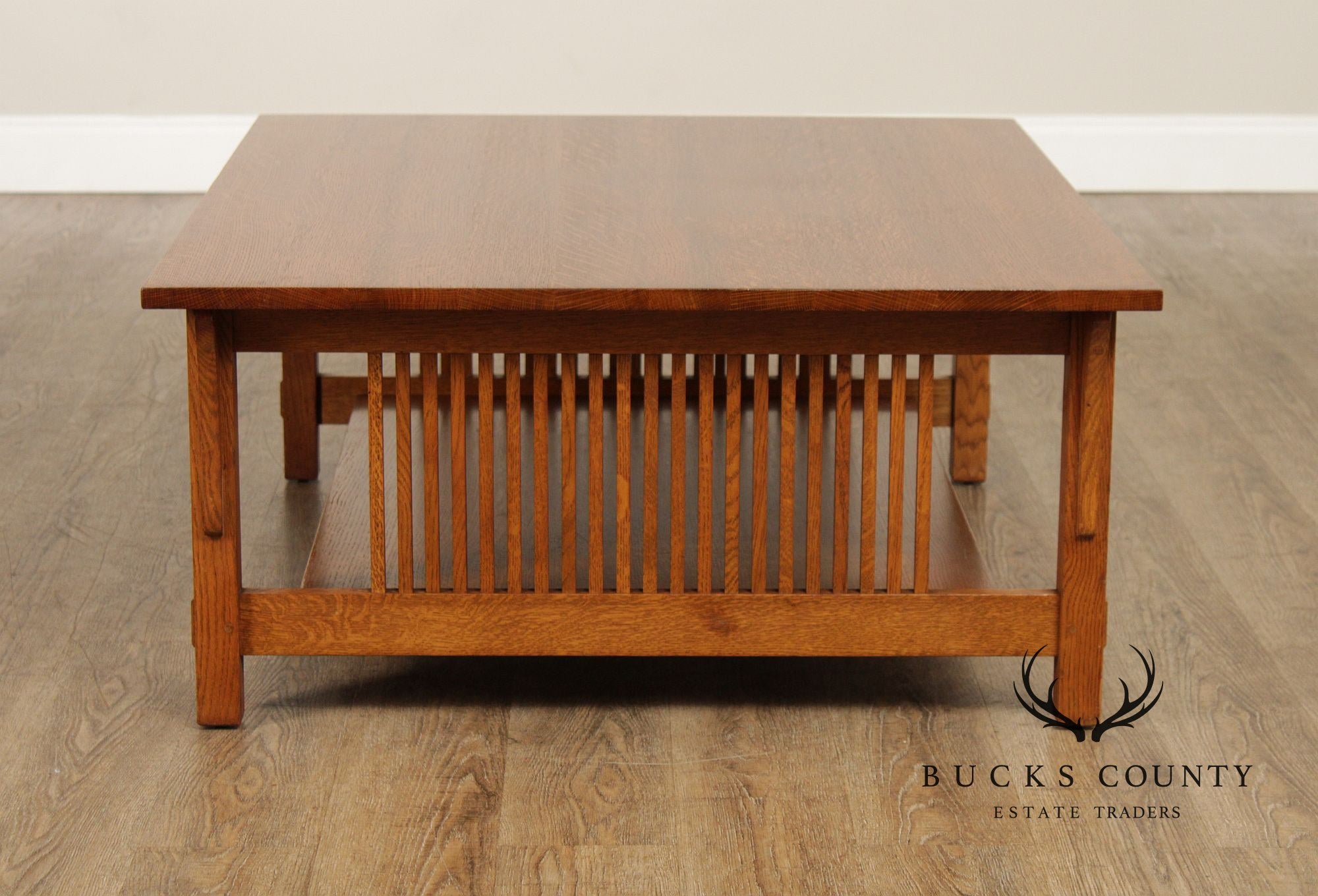 Stickley Mission Collection Oak Cocktail Table