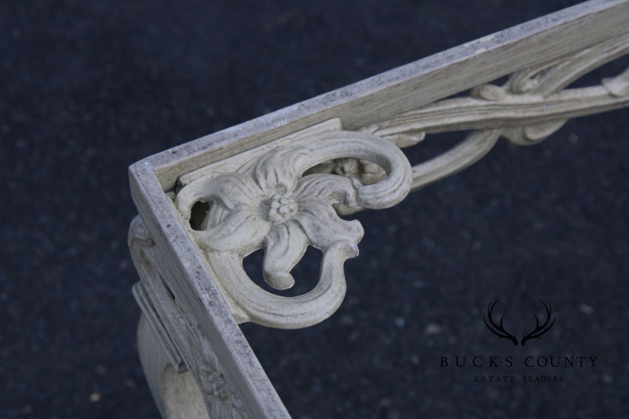 BROWN JORDAN CAST ALUMINUM 'DAY LILY' OUTDOOR PATIO SIDE TABLE
