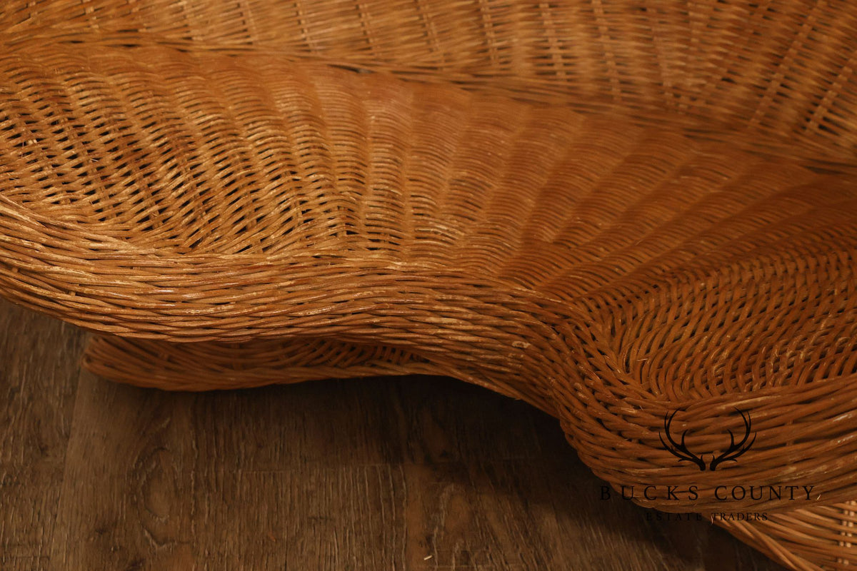 Boho Style Wicker Lotus Chair