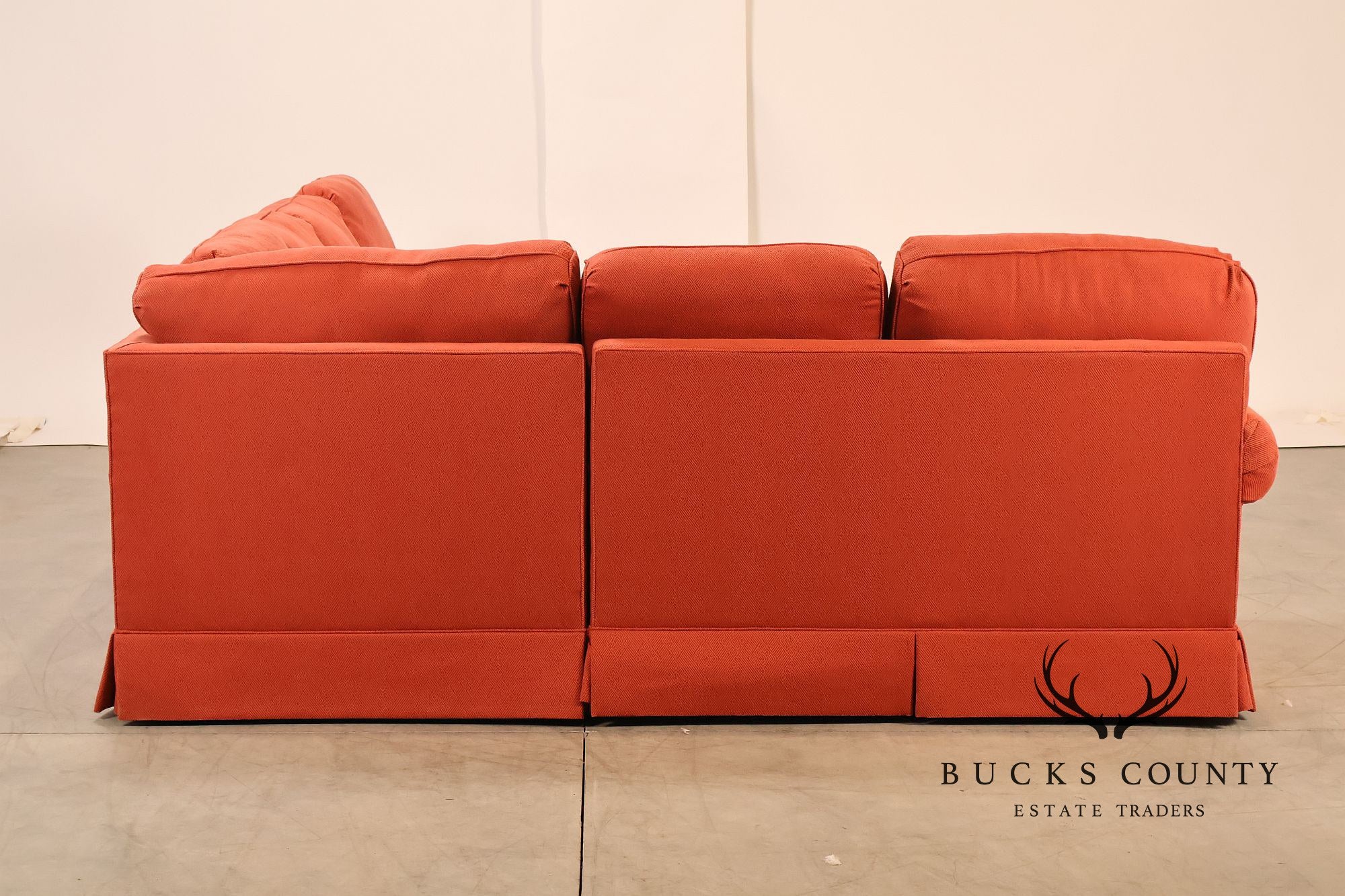 Miles Talbott Left-Facing Custom Upholstered Sectional Sofa