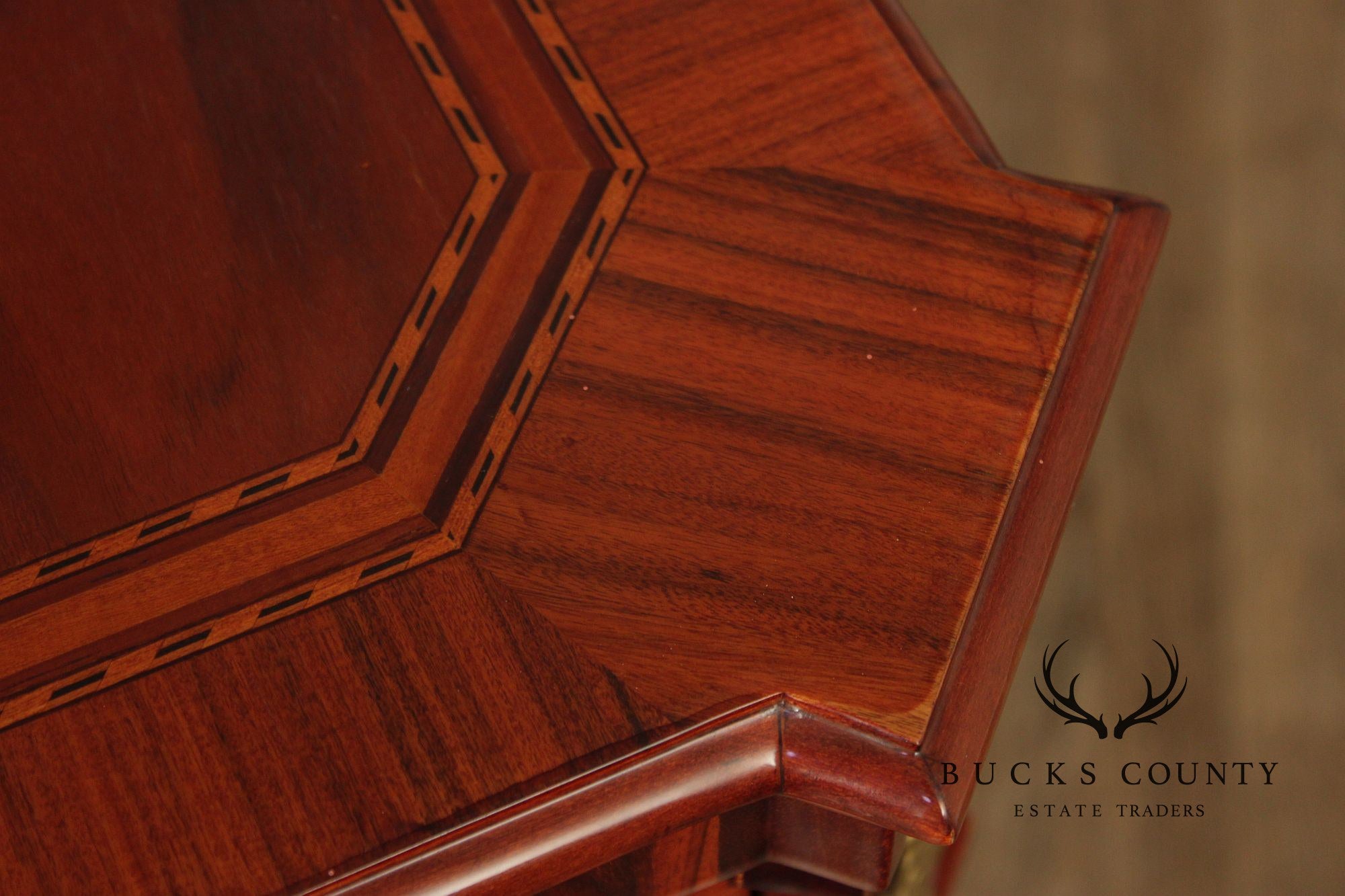 Italian Neoclassical Style Marquetry Inlaid Server