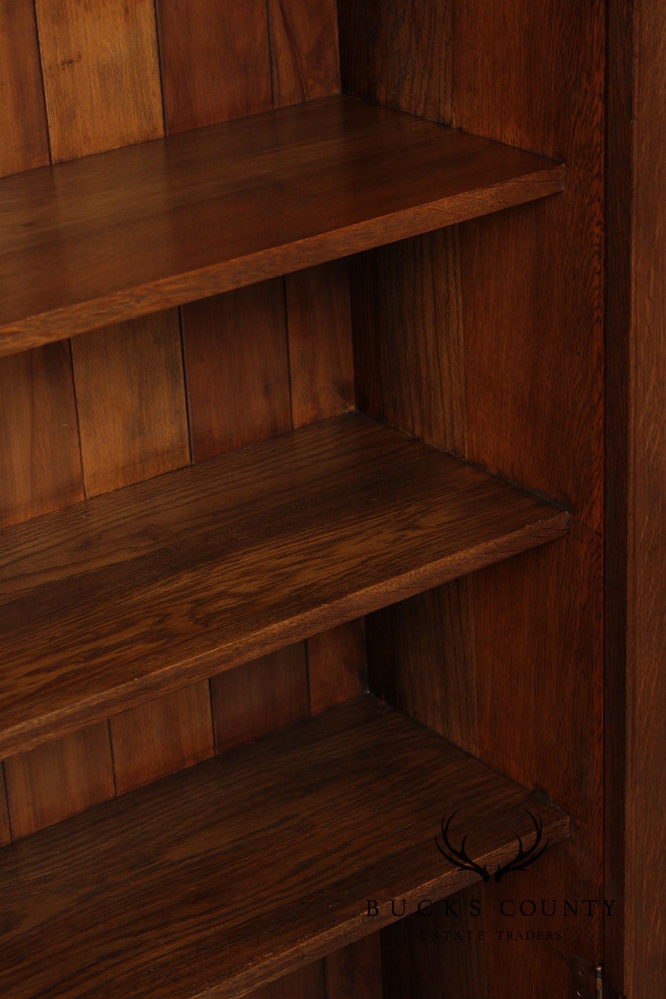 L. & J.G. Stickley Antique Mission Oak Two-Door Bookcase