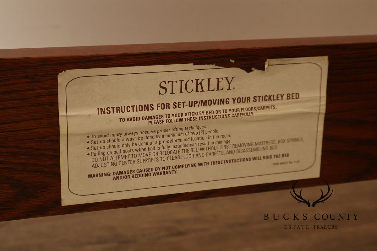 Stickley Antiquities Collection Mission Oak Twin Storage Bed