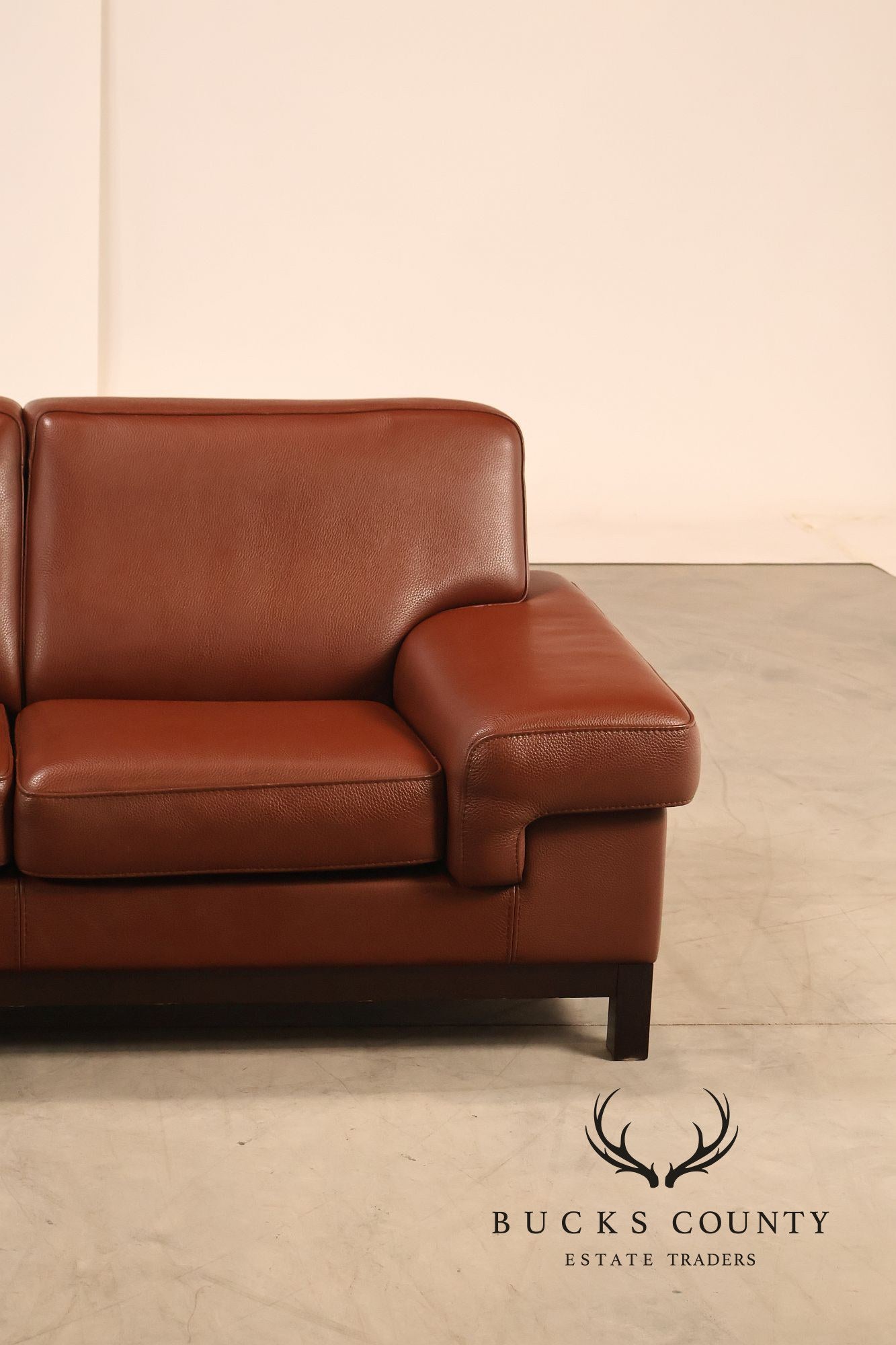 Formenti Italian Leather Loveseat