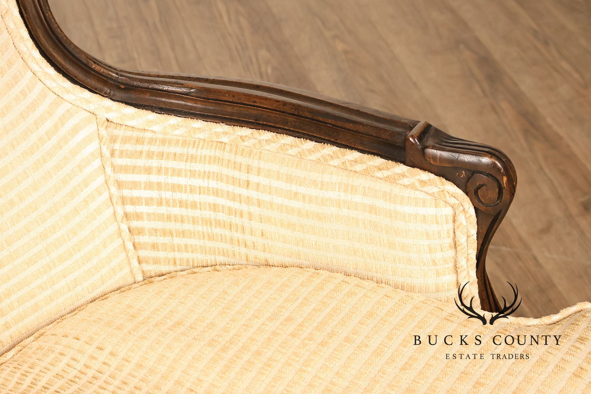 French Louis XV Style Pair Of Bergere Chairs